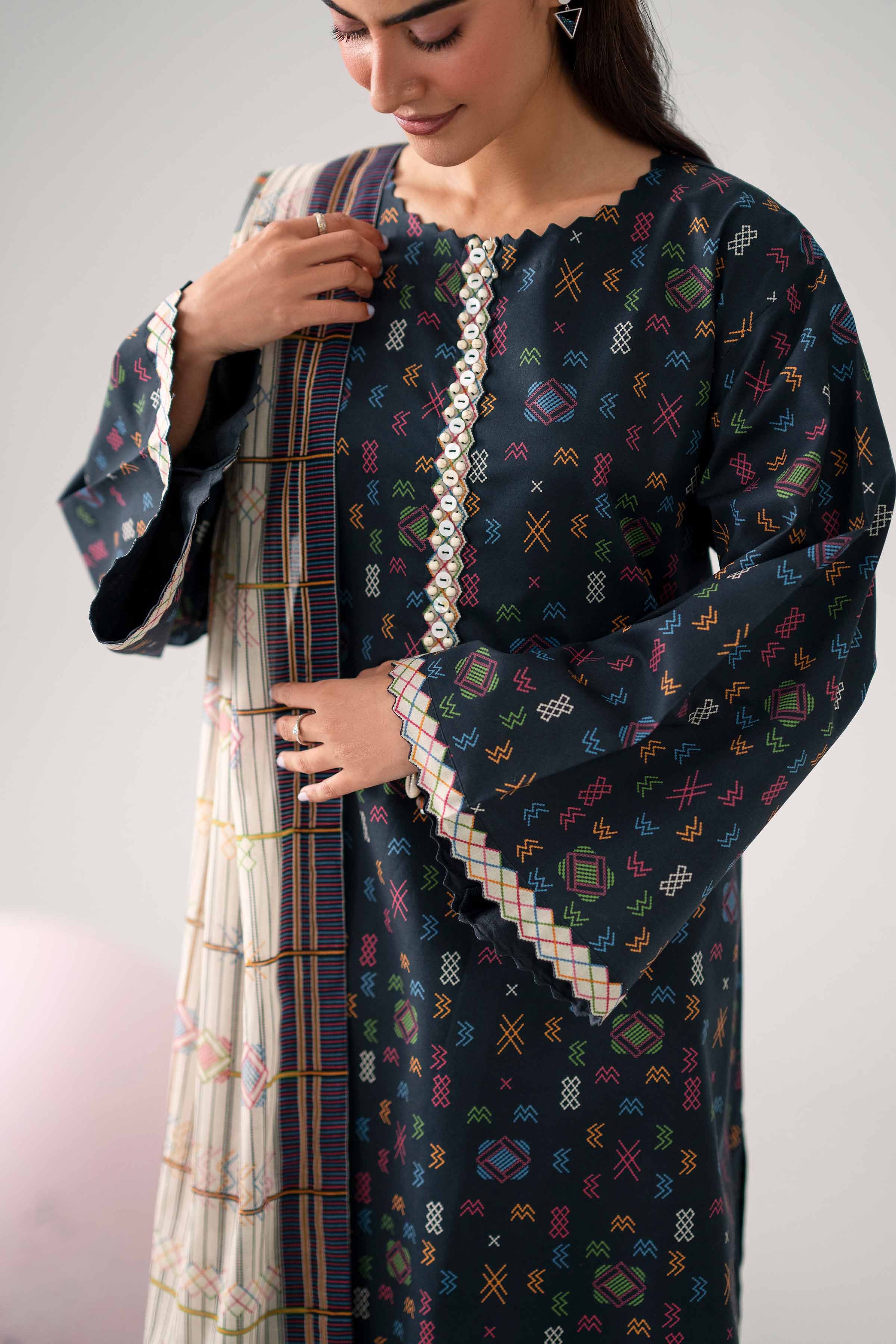 3 Piece - Printed Loose Fabric - 42602656