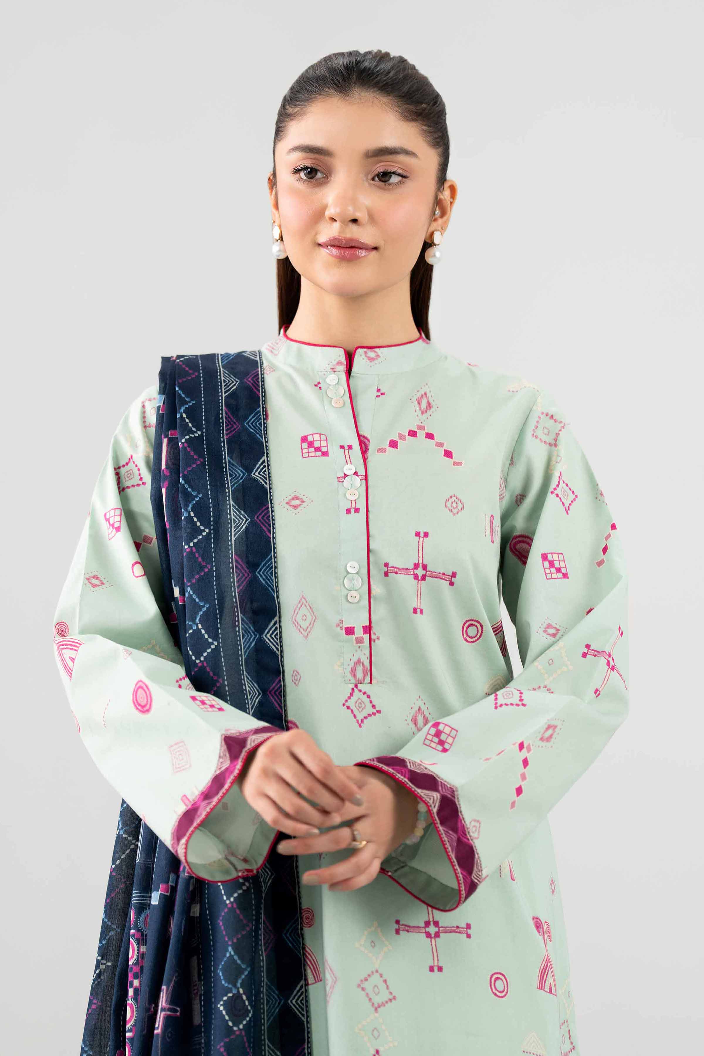 3 Piece - Printed Loose Fabric - 42602657