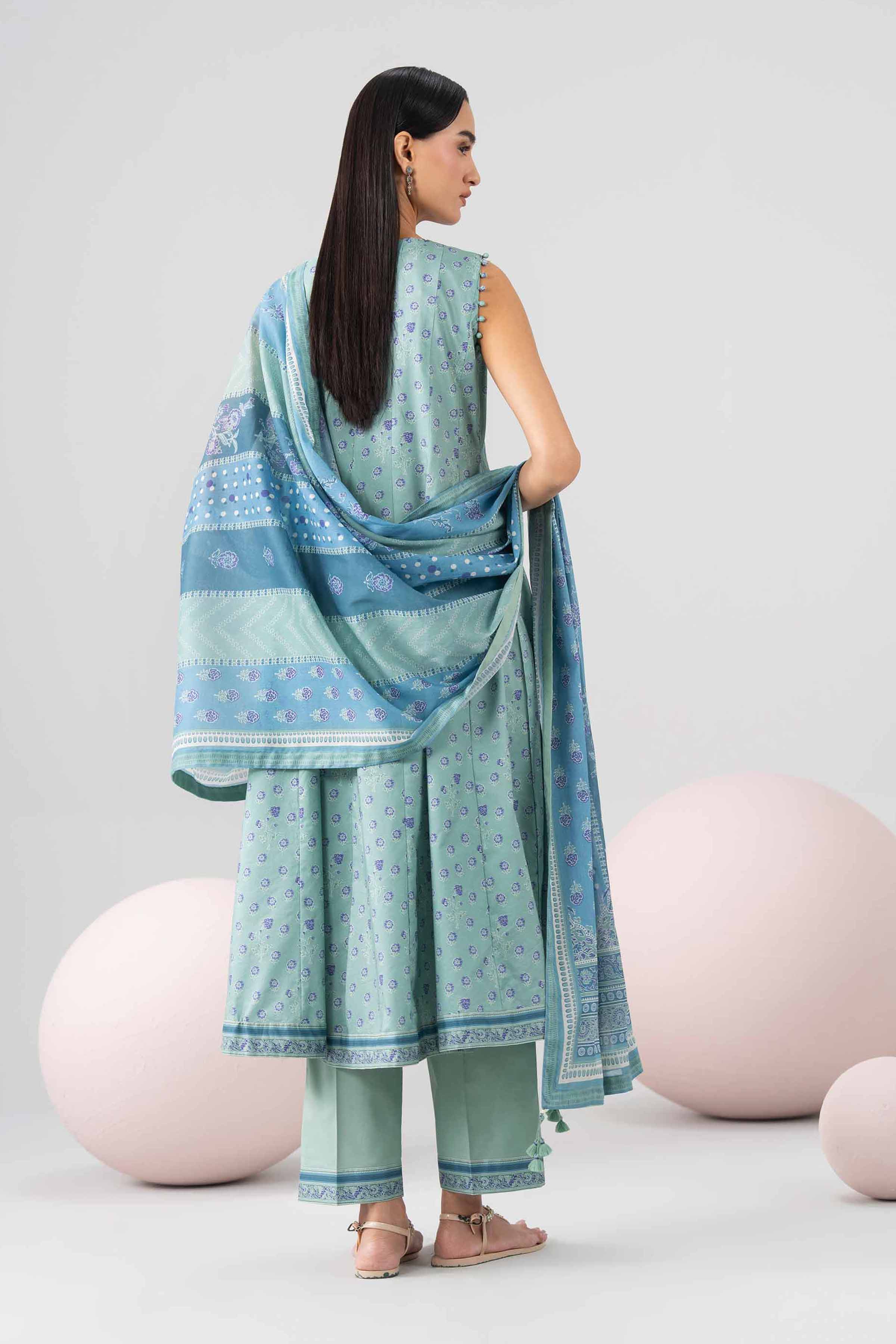 3 Piece - Digital Printed Loose Fabric - 42602673