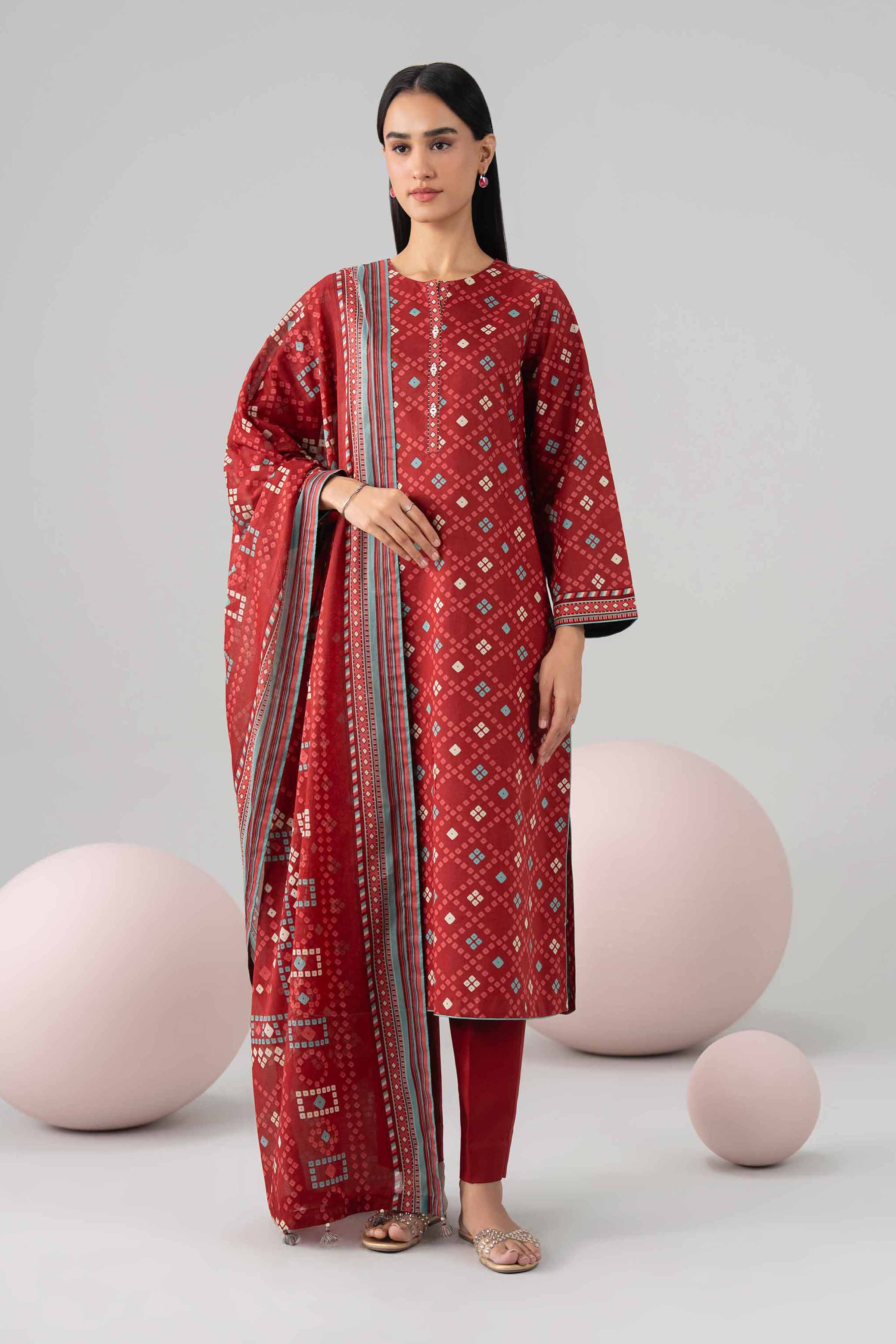 3 Piece - Printed Loose Fabric - 42602689