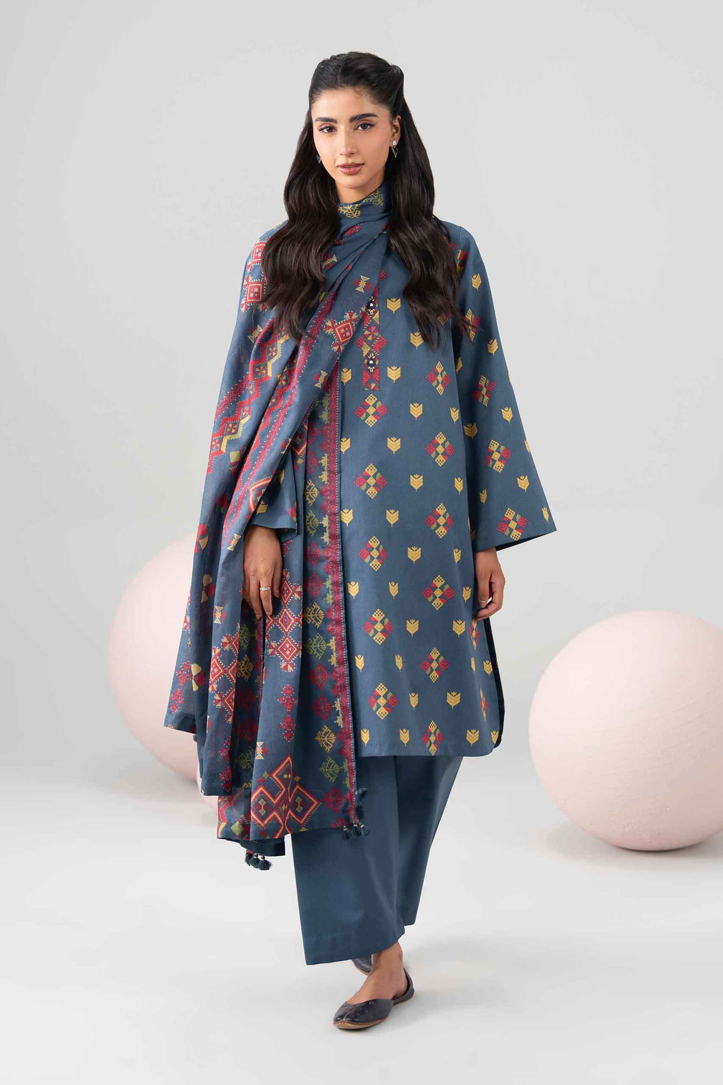 3 Piece - Printed Loose Fabric - 42602696