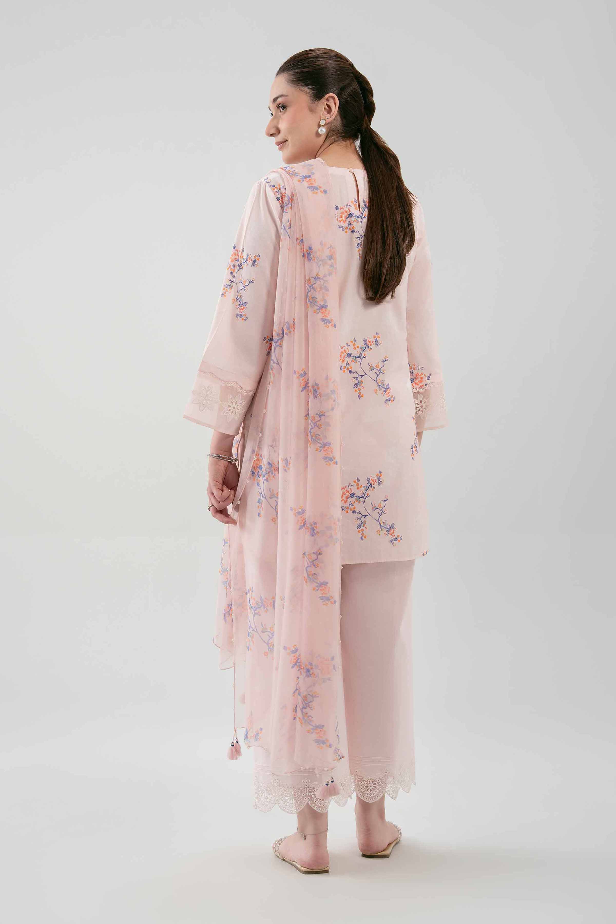 3 Piece - Digital Printed Embroidered Suit - 42619108
