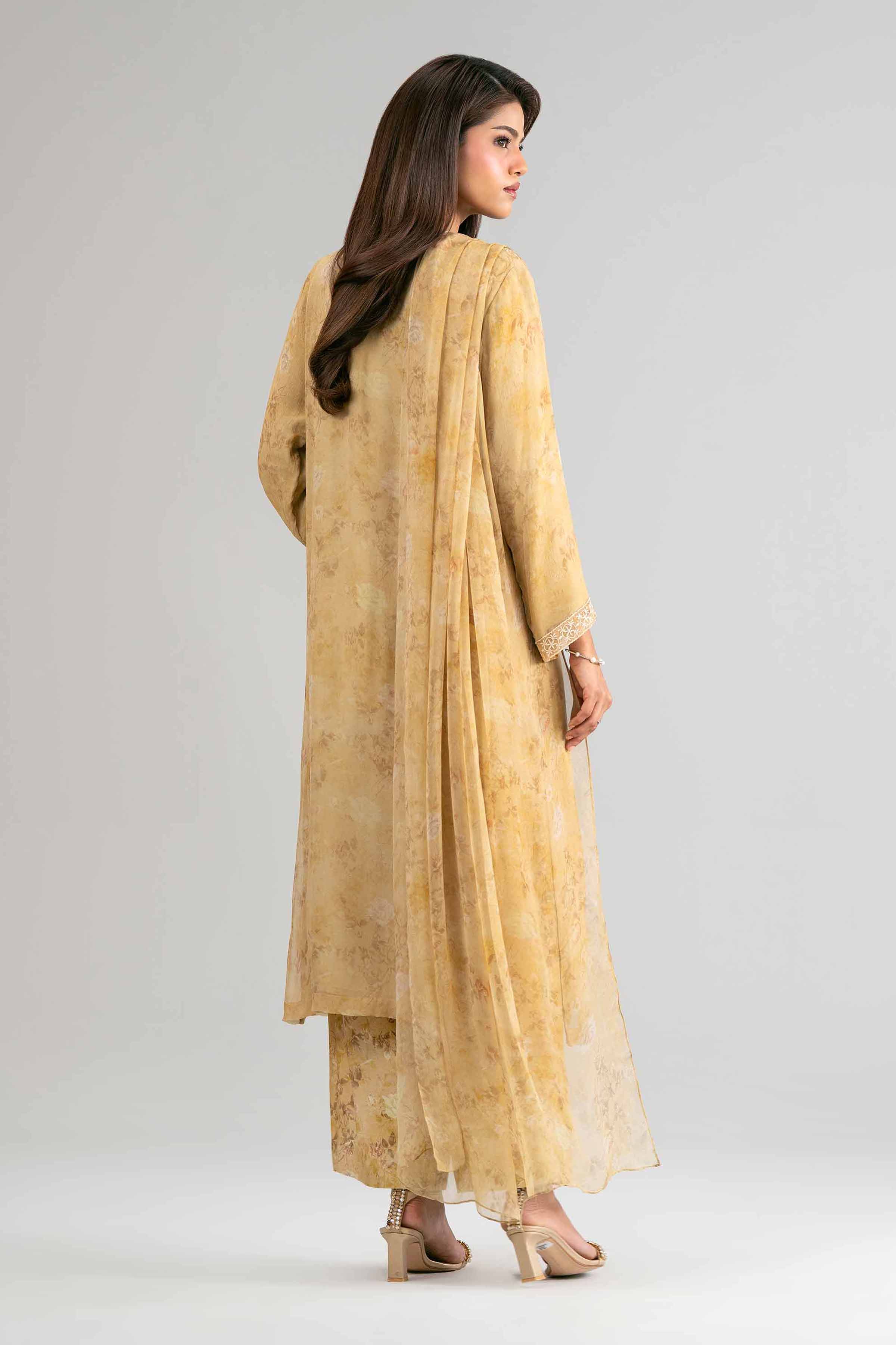 3 Piece - Digital Printed Embroidered Suit - 42619532