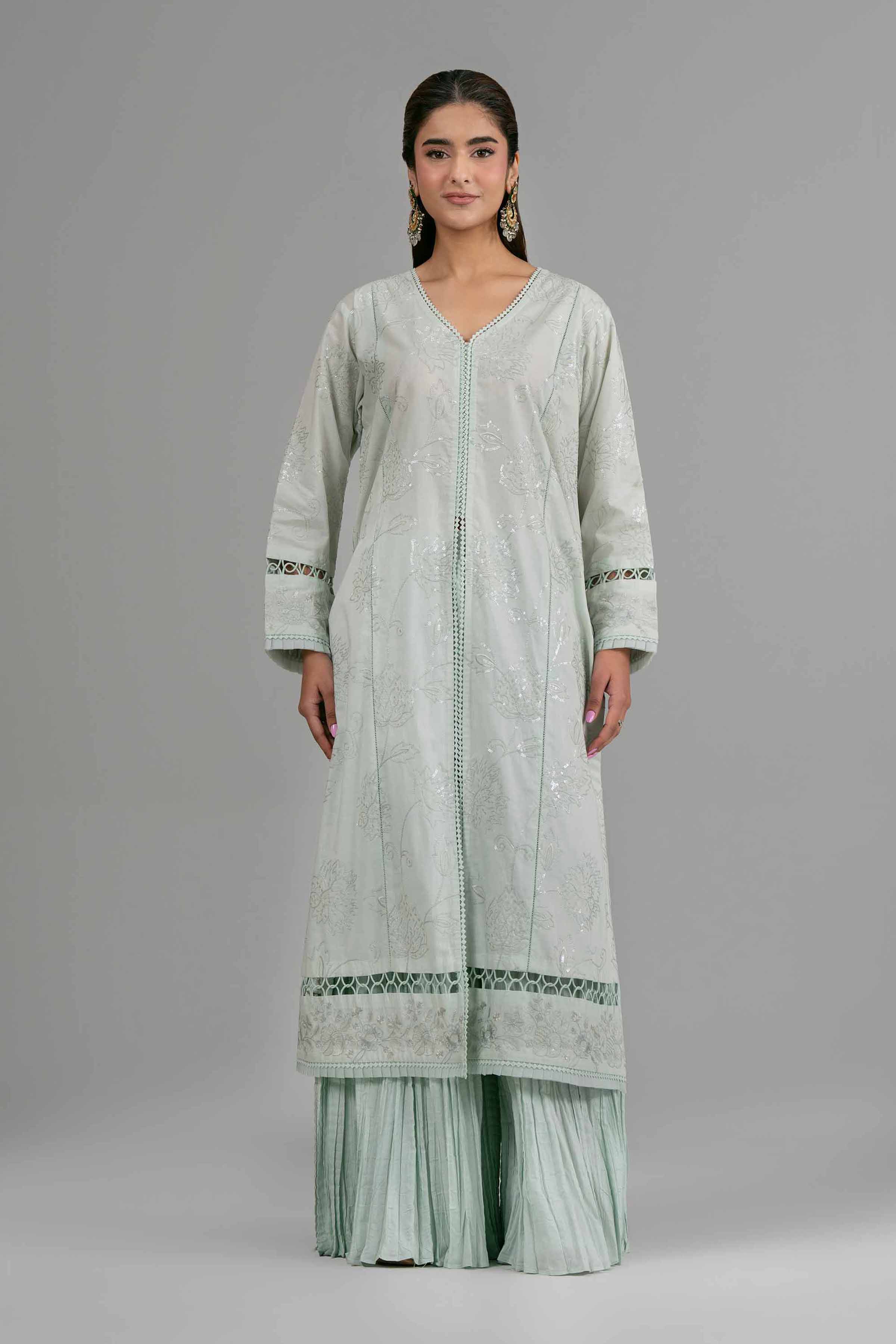 2 Piece - Embroidered Suit - 42619934