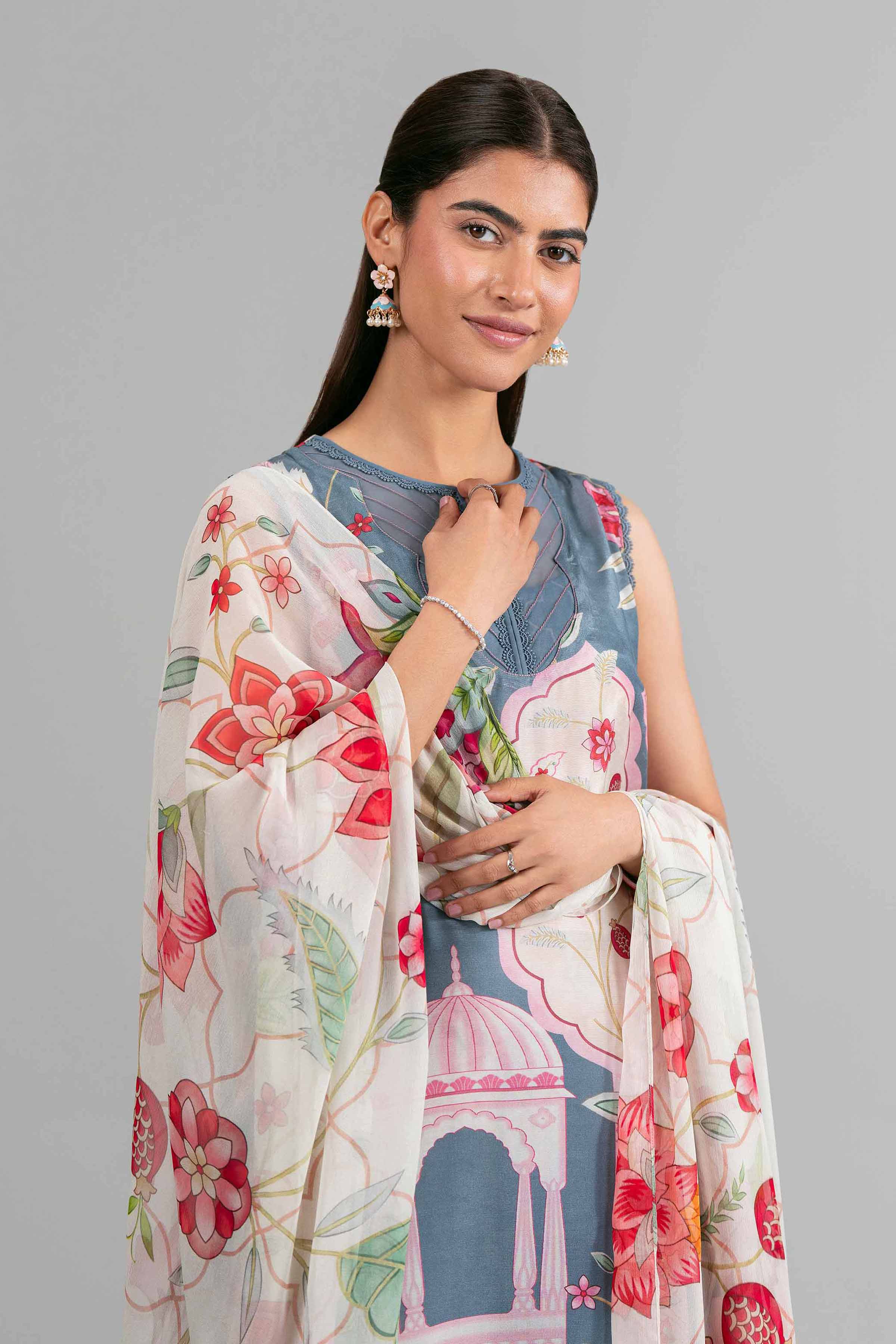 3 Piece - Printed Loose Fabric - 42619939