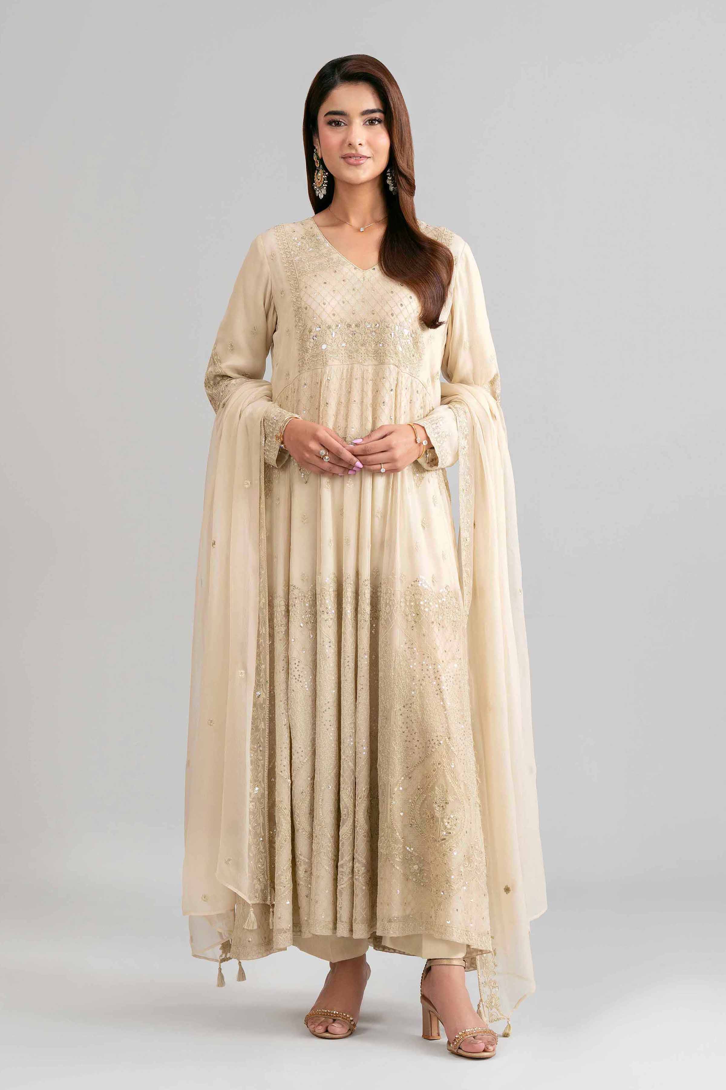 3 Piece - Embroidered Suit - 42619944