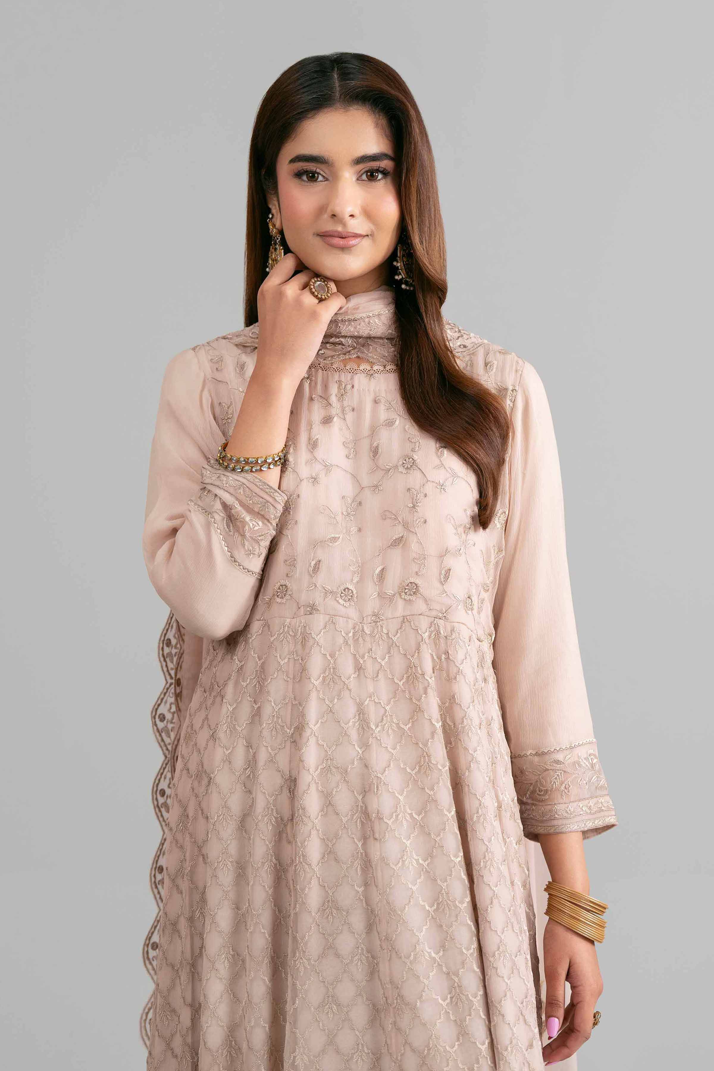 2 Piece - Embroidered Suit - 42619955