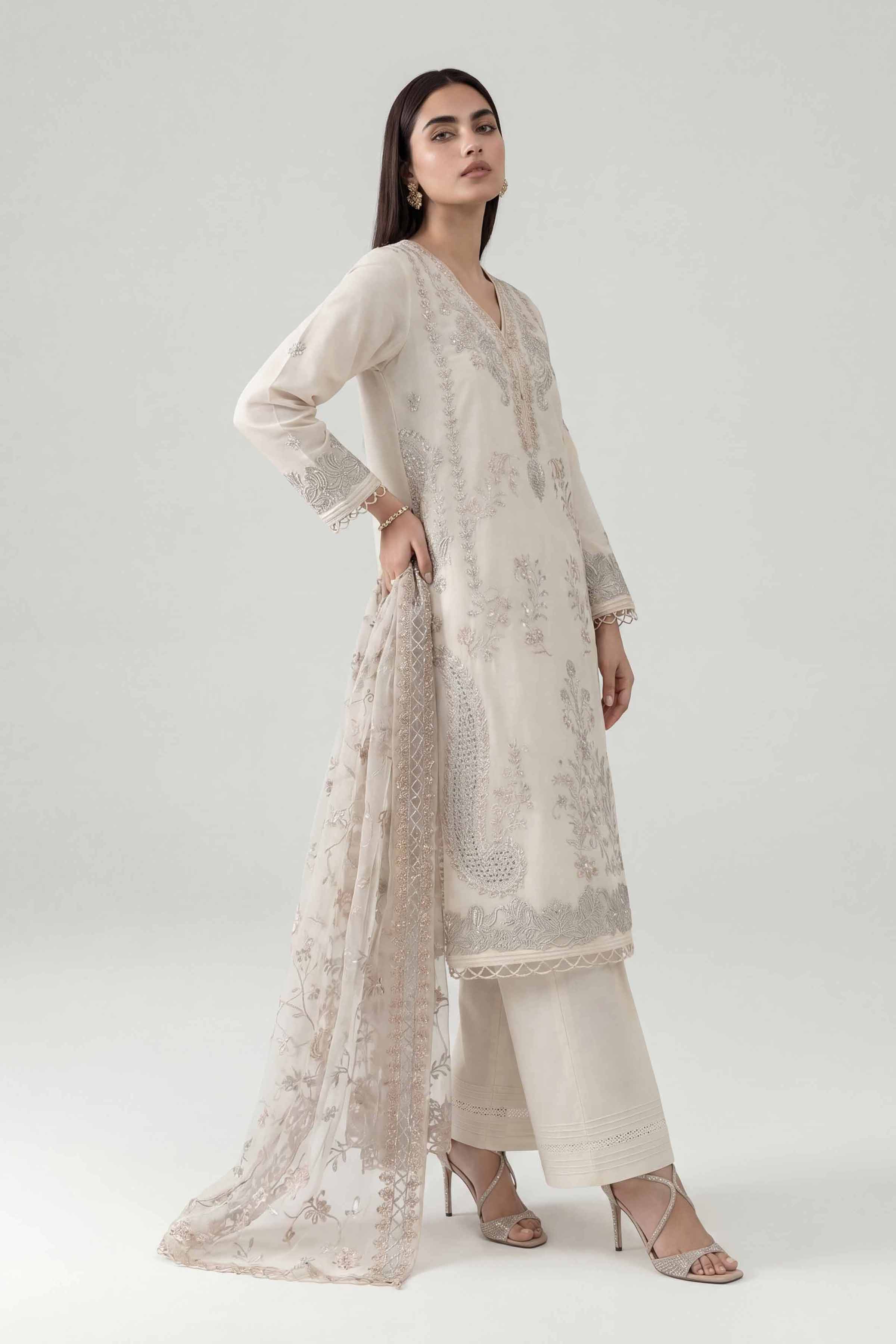3 Piece - Embroidered Suit - 42619971