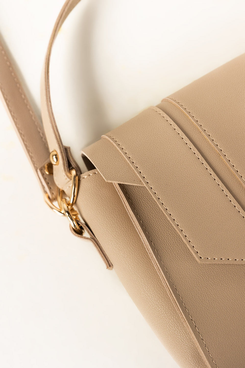 Beige Cross Body Bag