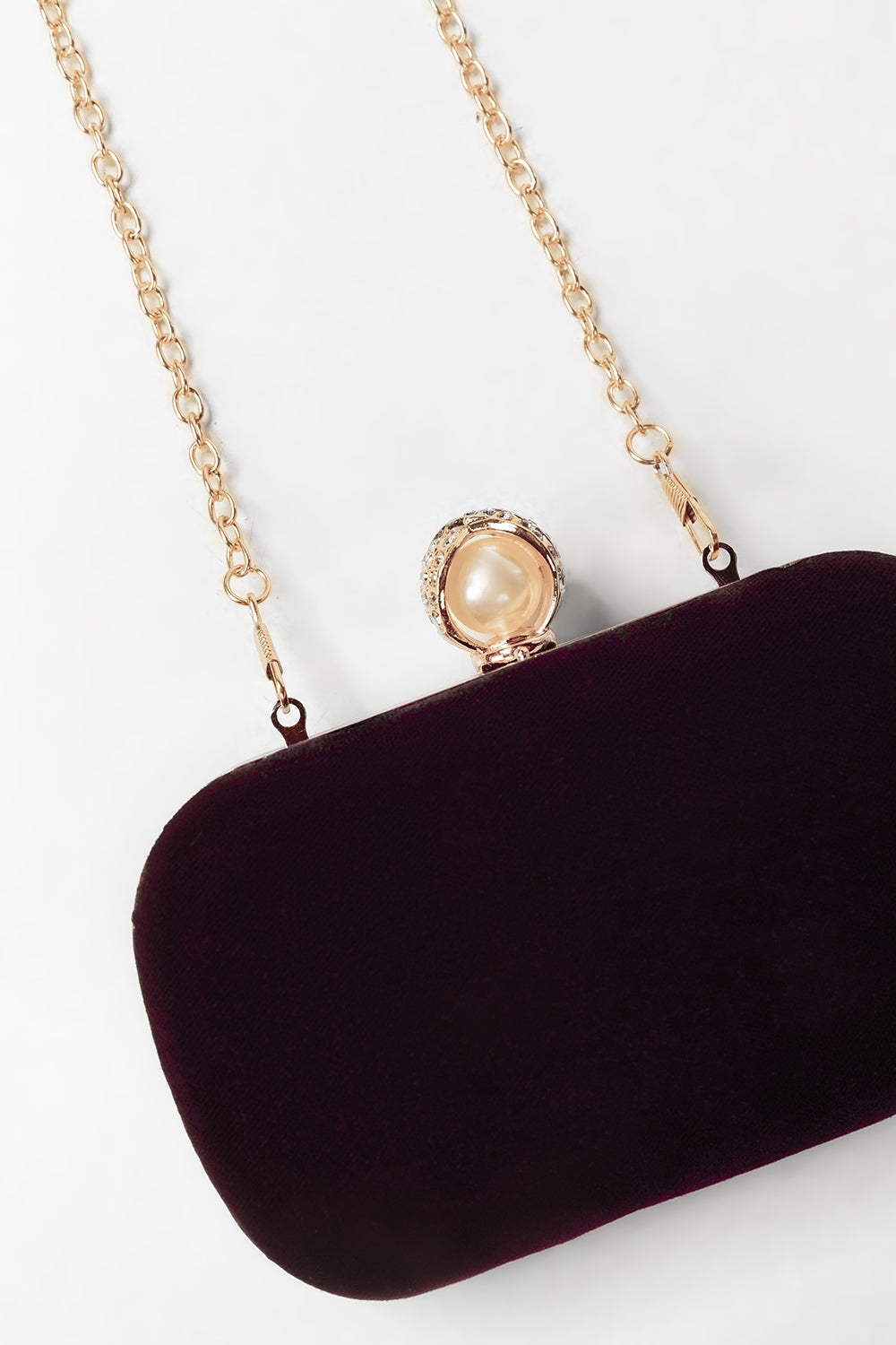 Maroon Clutch