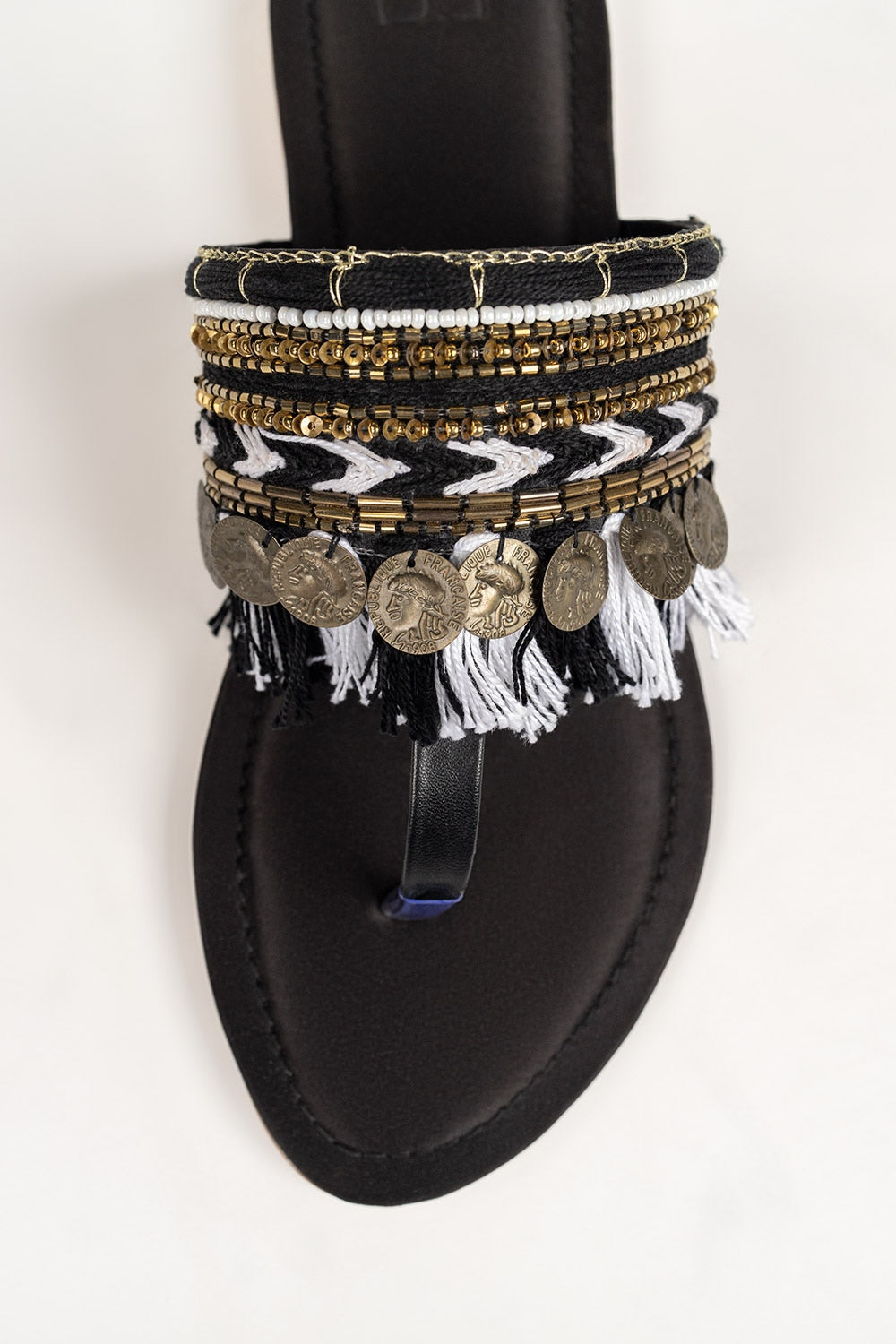 Women Black Kolhapuri