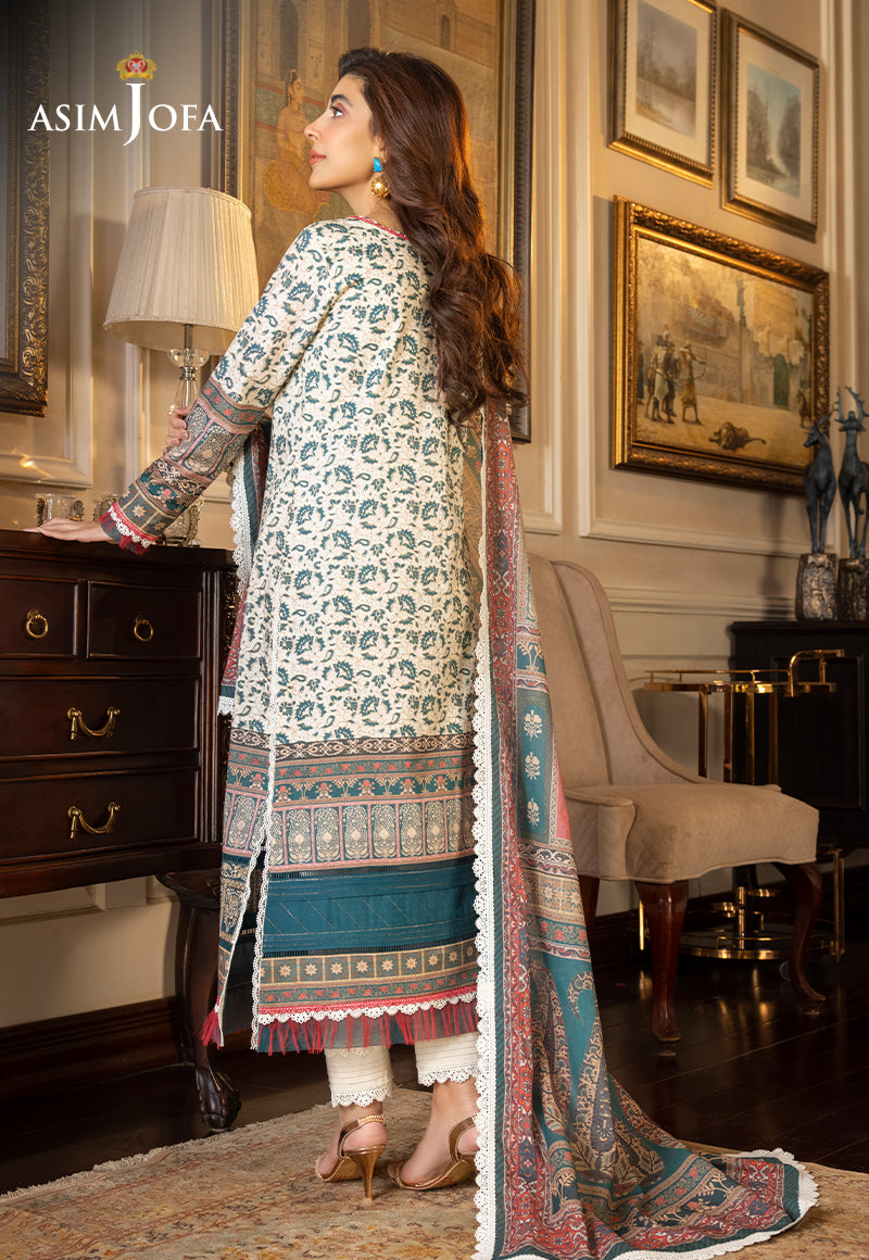 AJS-29 EMBROIDERED LAWN 2 PCS