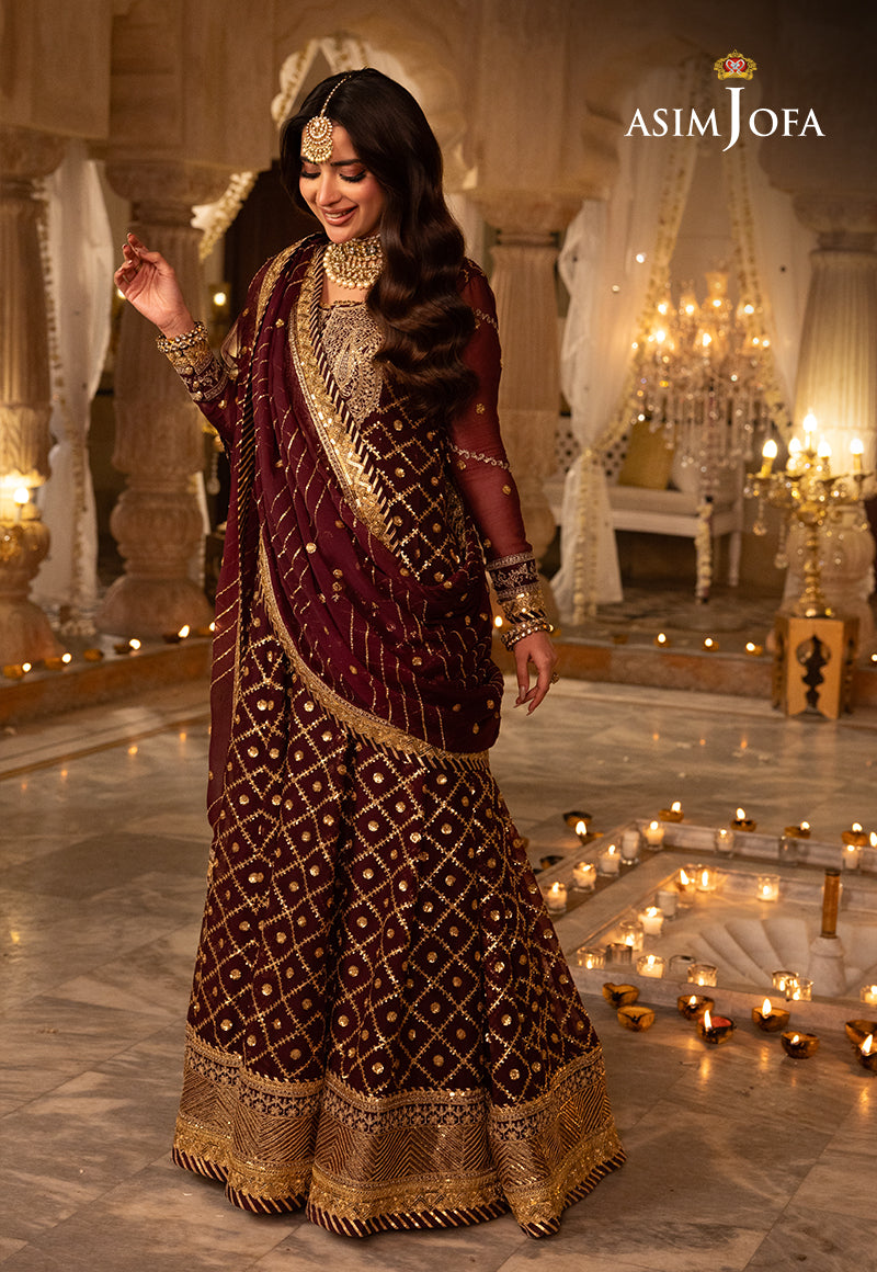 AJSH-04 EMBROIDERED CHIFFON 3 PCS
