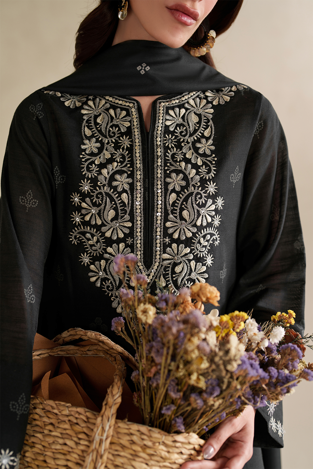 UE-591 Printed Khaddar