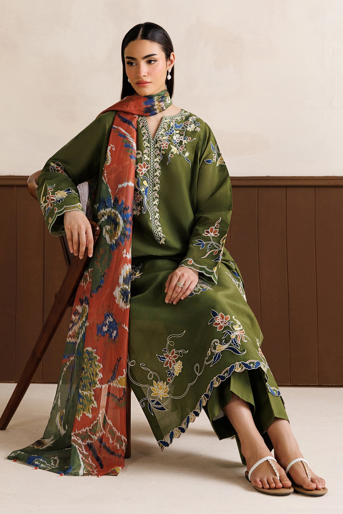 EMBROIDERED LAWN SF-4472