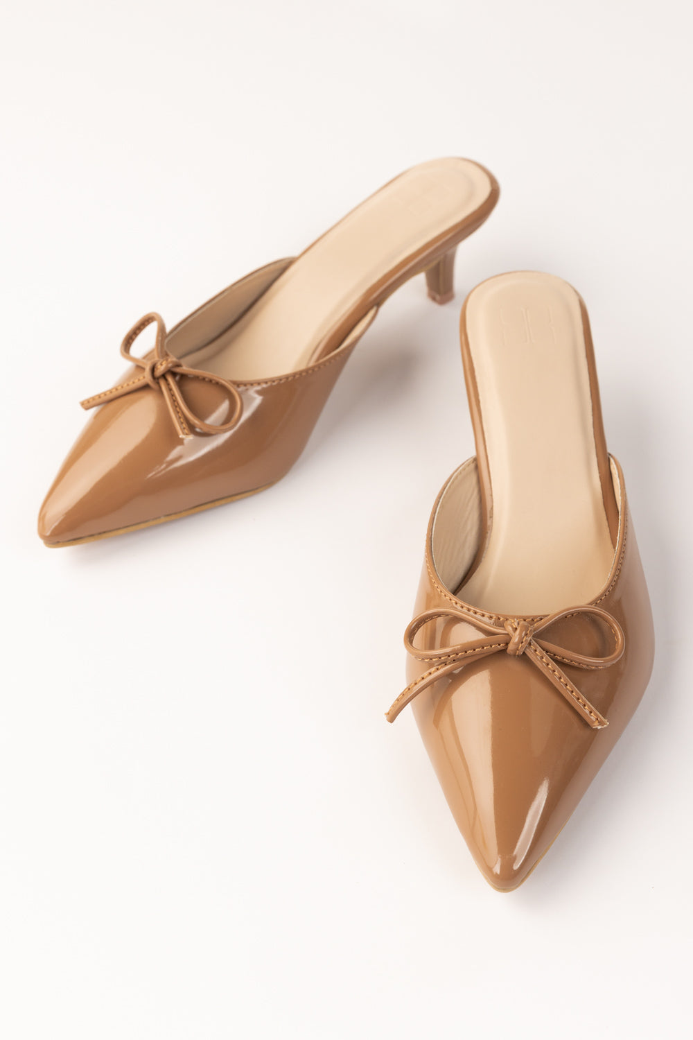 Dark Beige Mules