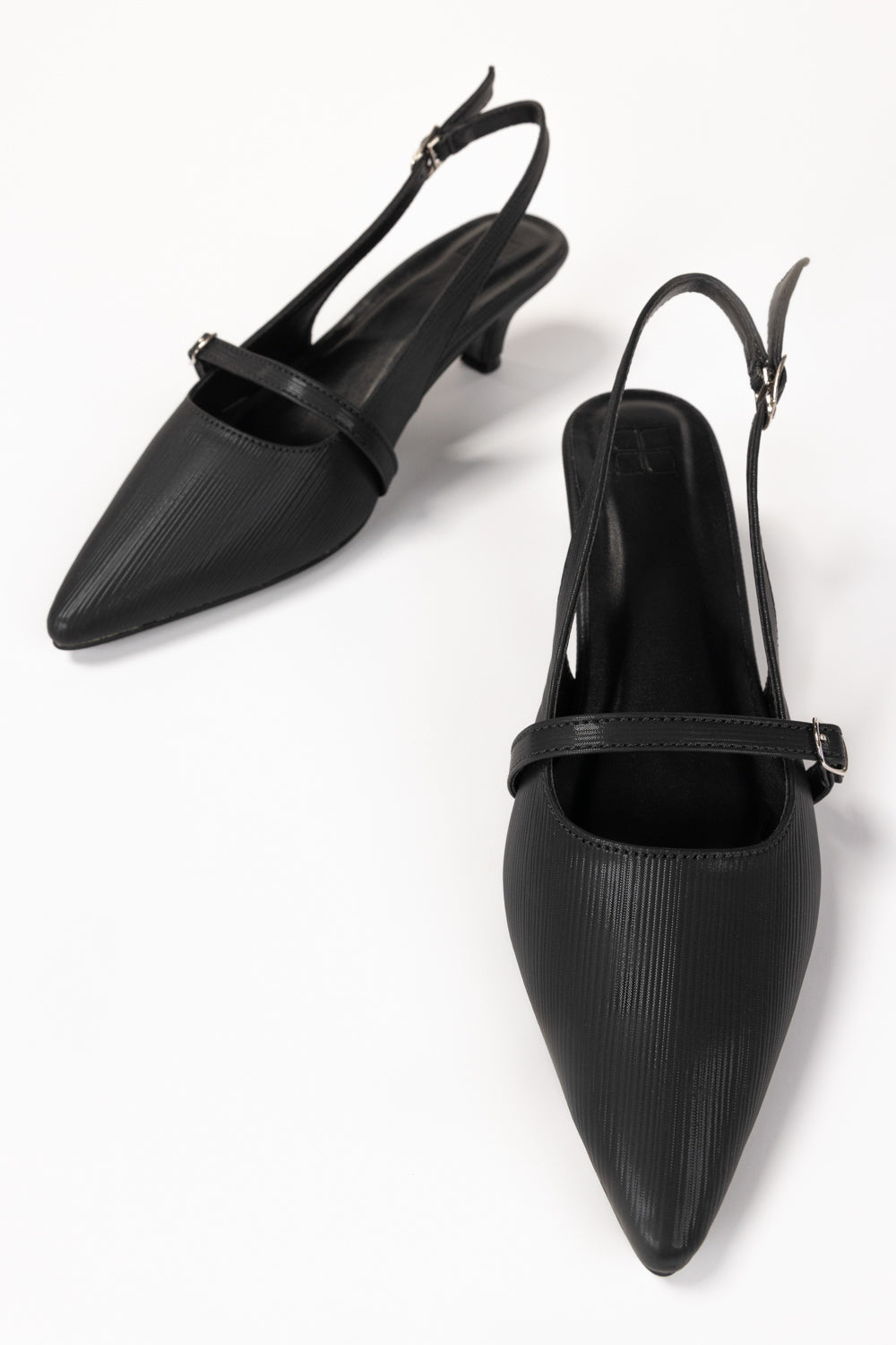 Black Sling Back