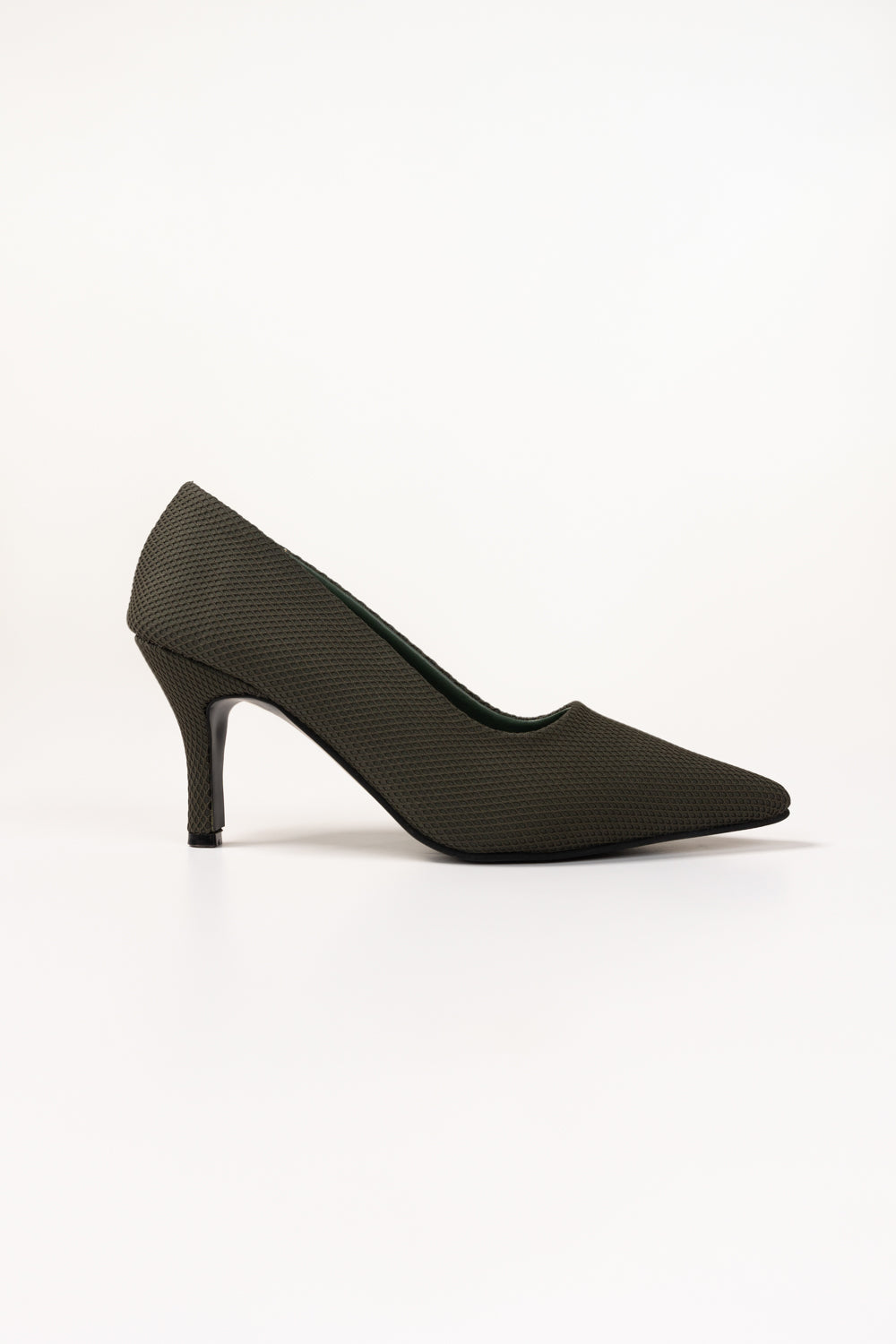 Olive Green Court Shoes
