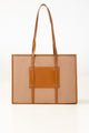 Tan Beige Tote Bag