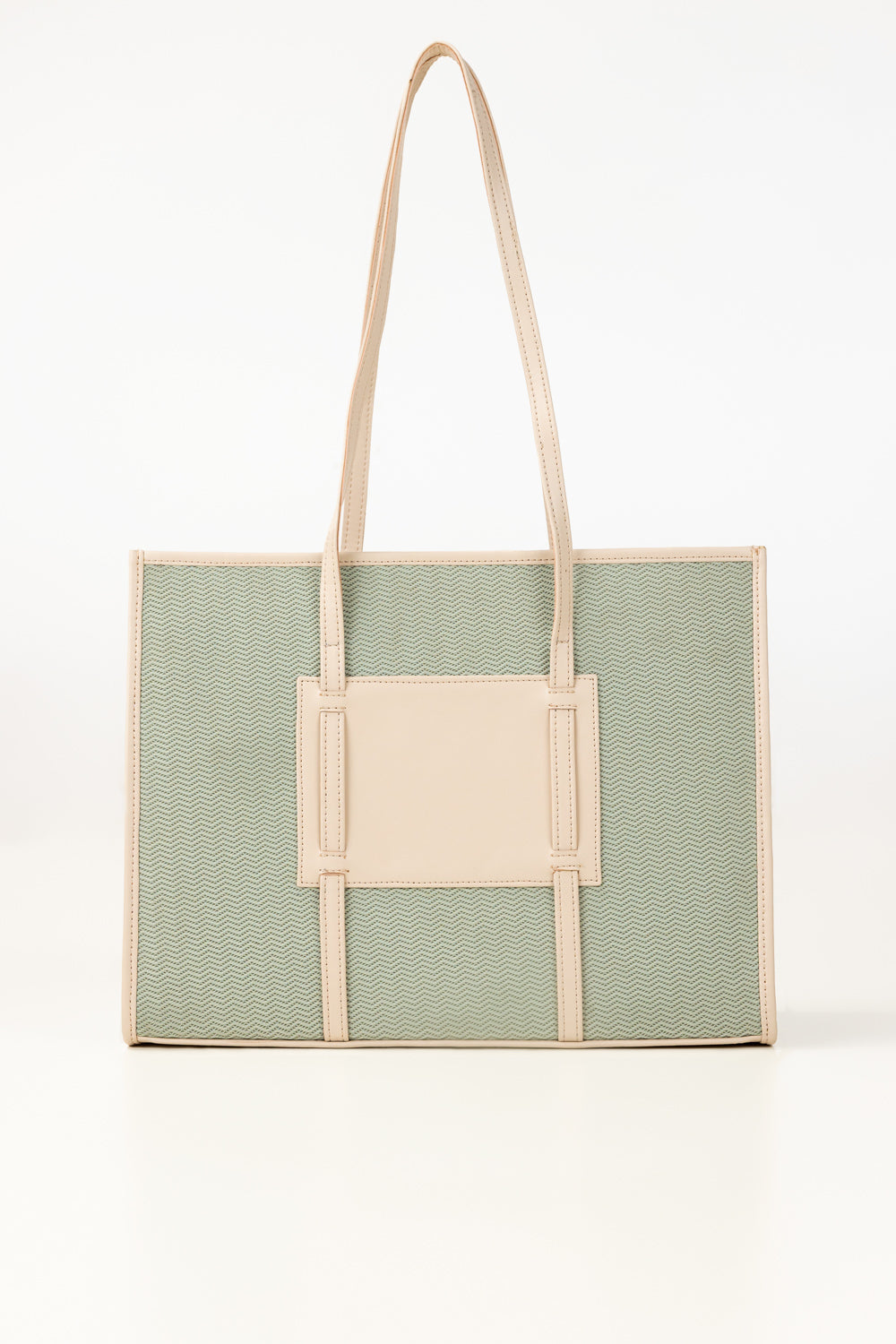 Mint Beige Tote Bag