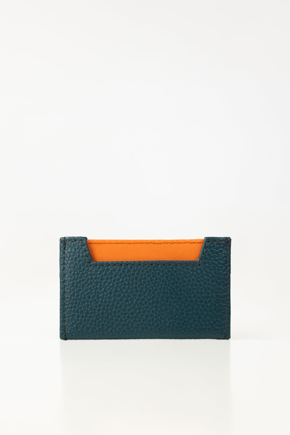 Orange Teal Card Holder
