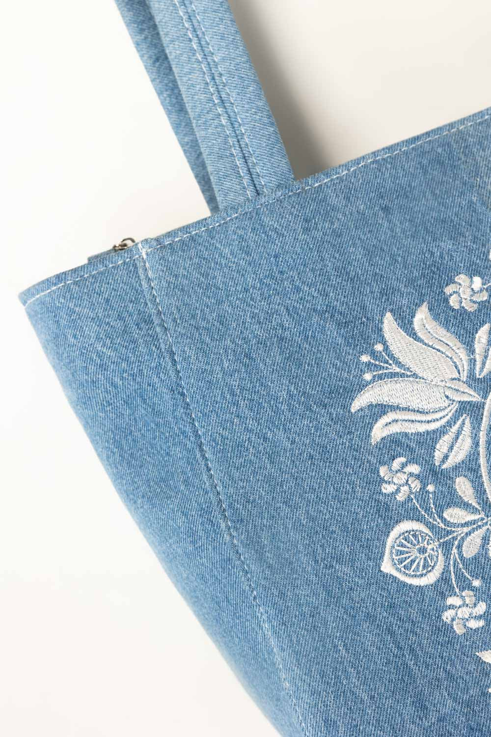 Blue Shoulder Bag