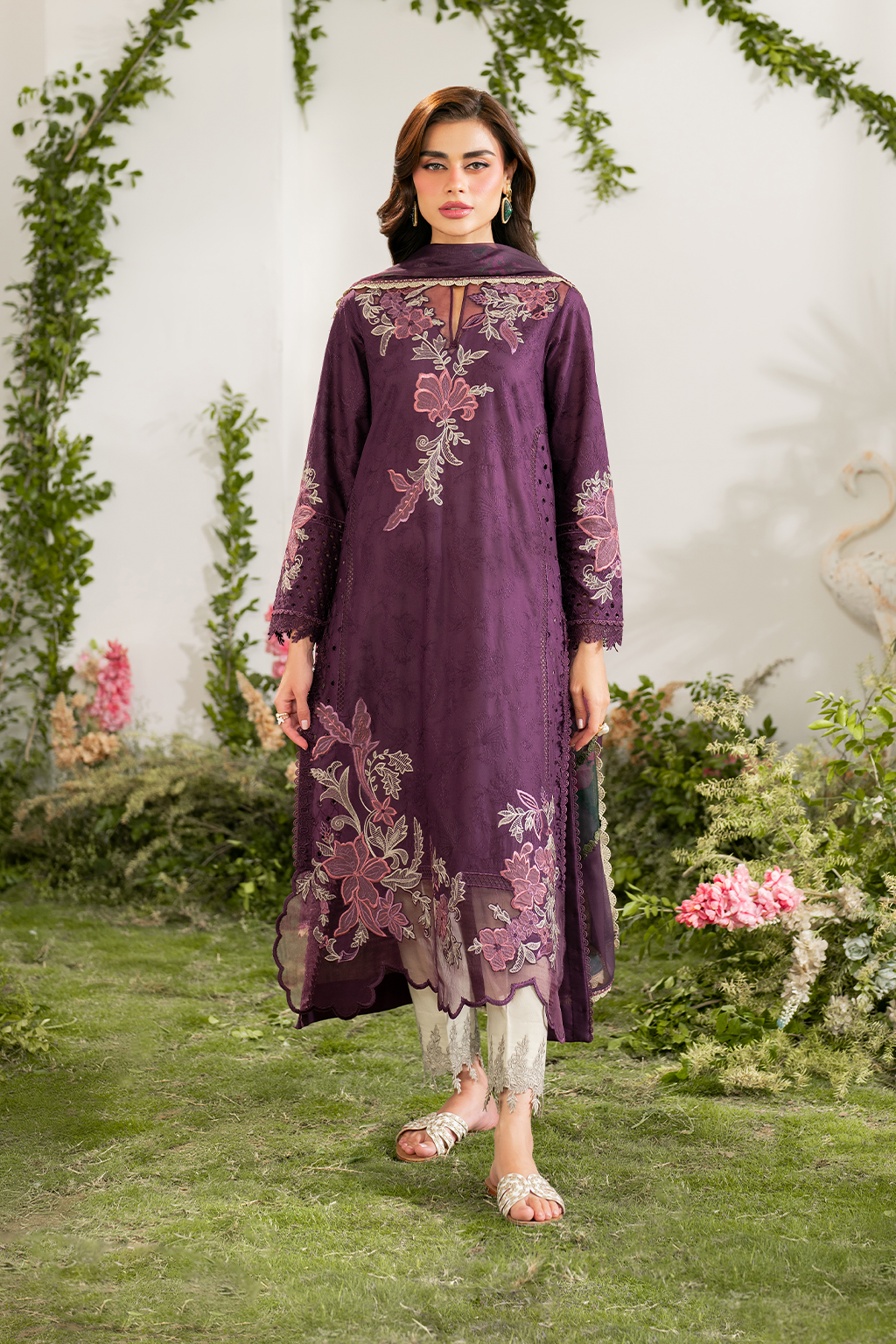 IFE-03 Embroidered Lawn