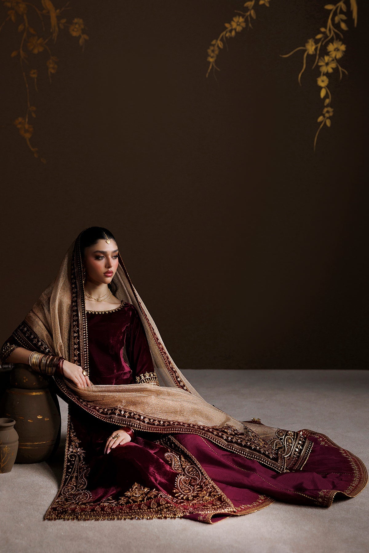 EMBROIDERED VELVET SF-4548