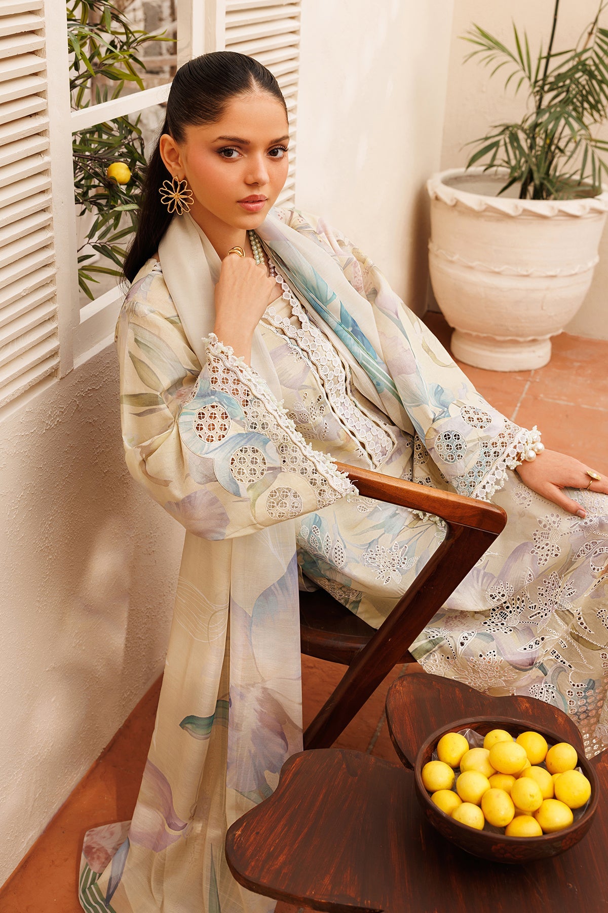 EMBROIDERED LAWN SF-4396