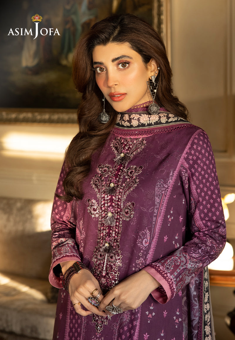 AJS-28 EMBROIDERED LAWN 2 PCS