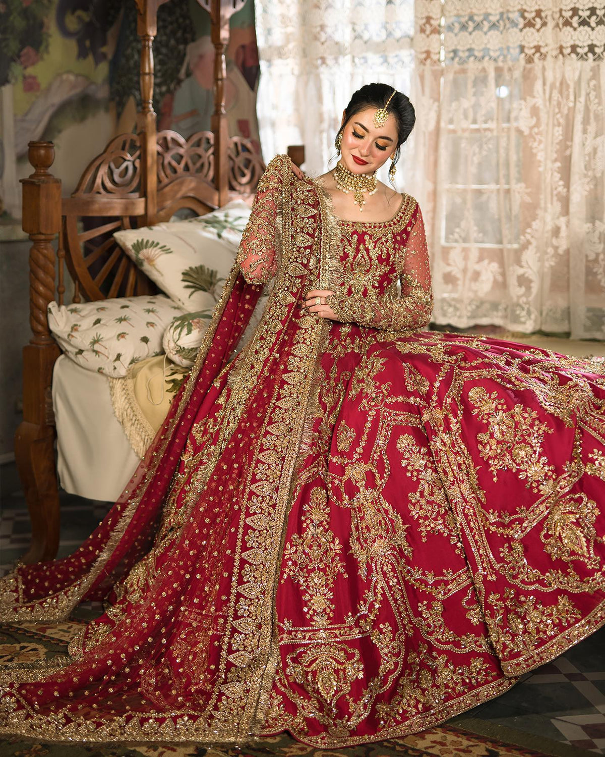 Faiza Saqlain Wedding Festive Luxury Raw Silk Collection ARUSA-05