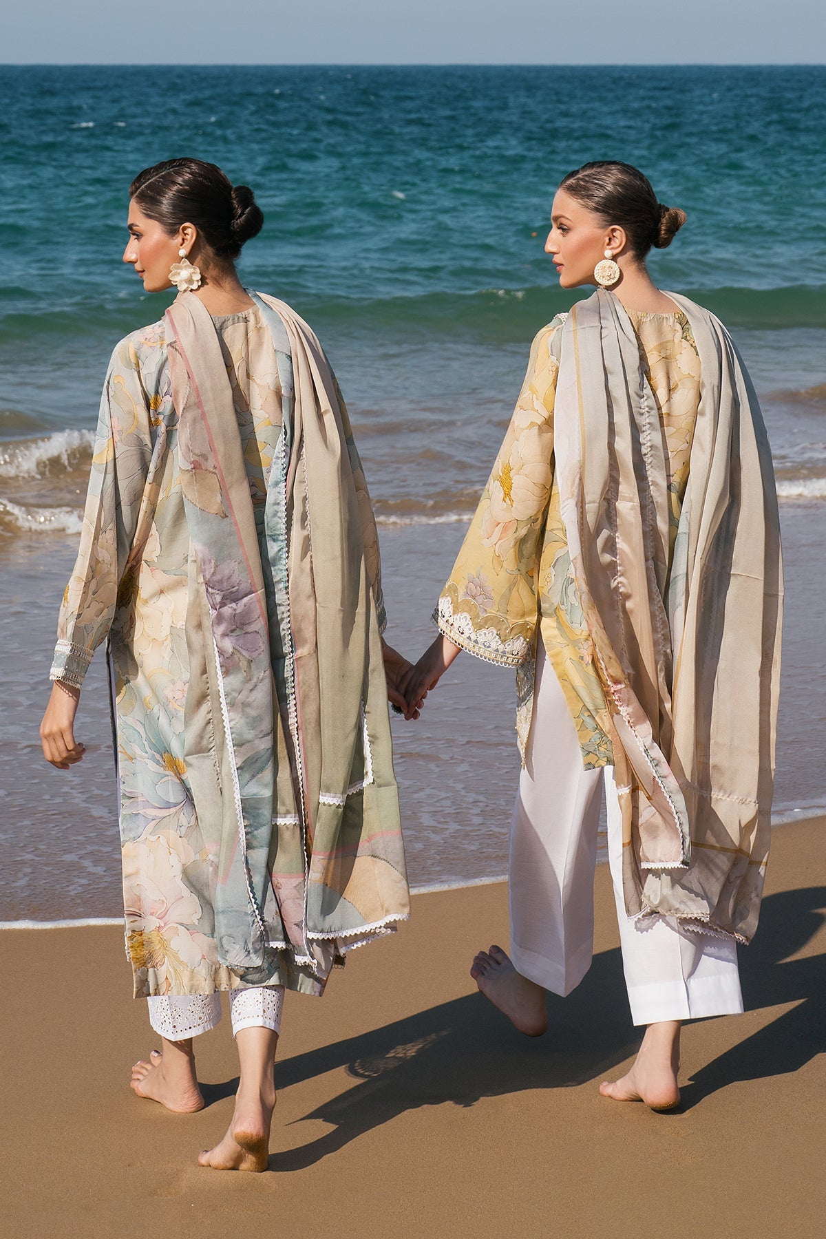 EMBROIDERED PRINTED LAWN UF-4120