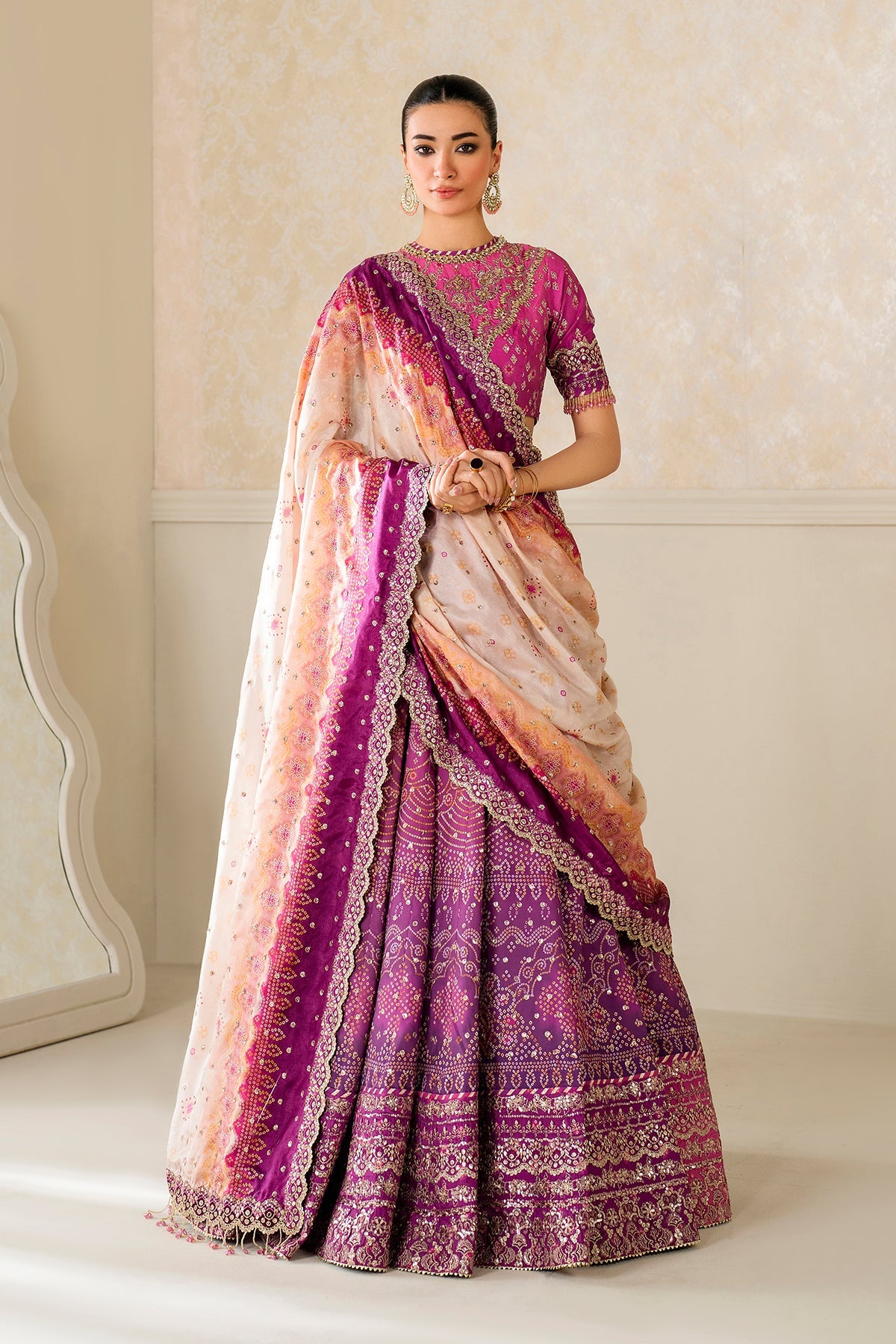 EMBROIDERED SILK UF-4163
