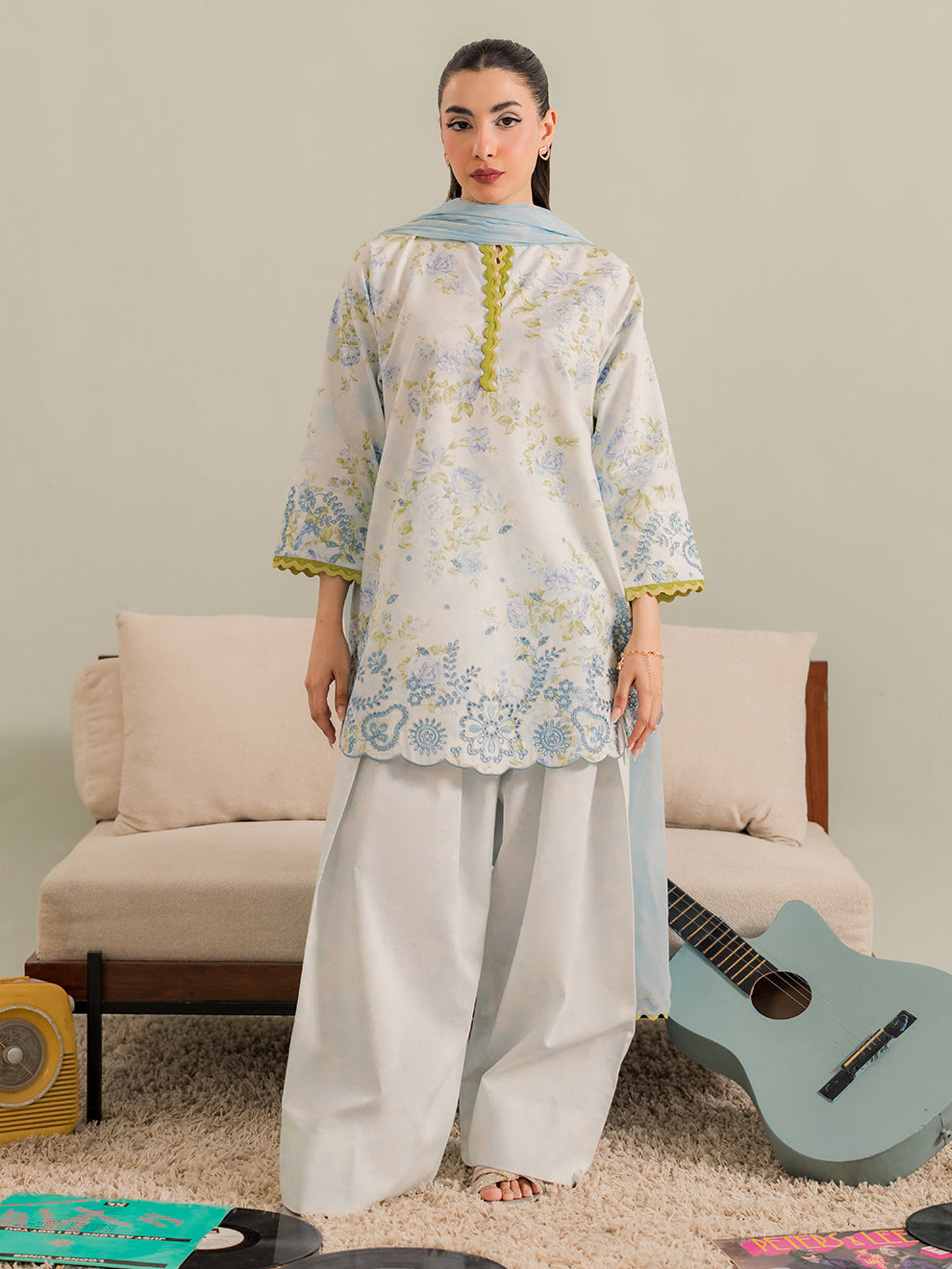 Vaylo Khaddar Co-Ord Set | Maroon Winter Outfit for Women | Kiara By Hana