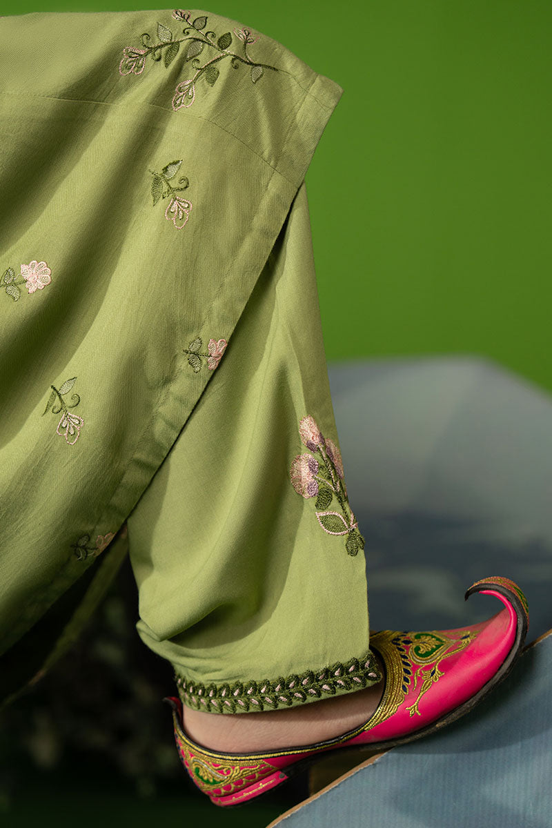 TRANQUIL SAGE-3 PC (SHIRT, TROUSER & DUPATTA)