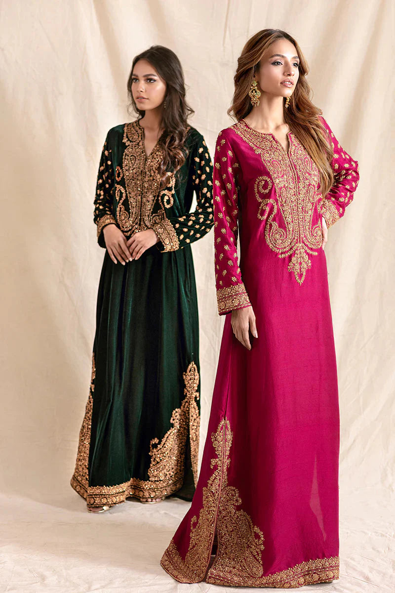 Etoile Dorée Emerald Kaftan