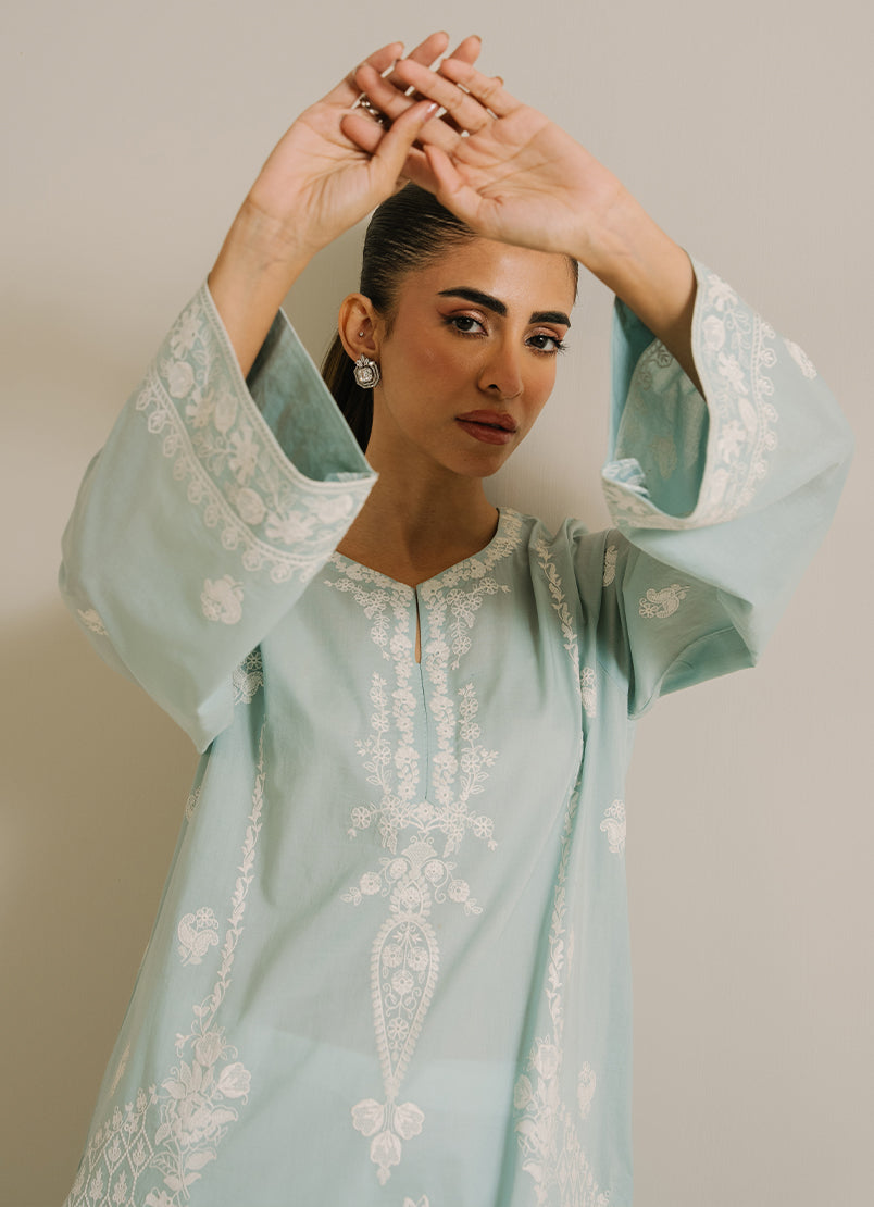 Embroidered Kurta - 14252401304020