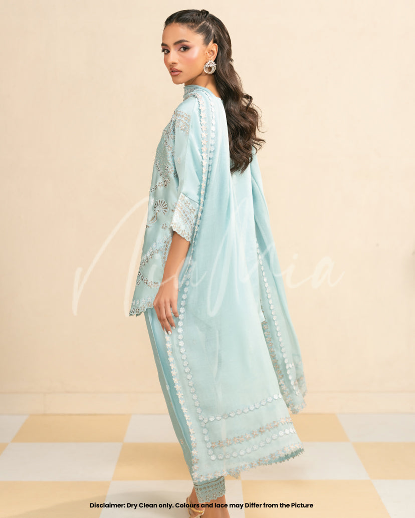 Blue Paradise Dupatta