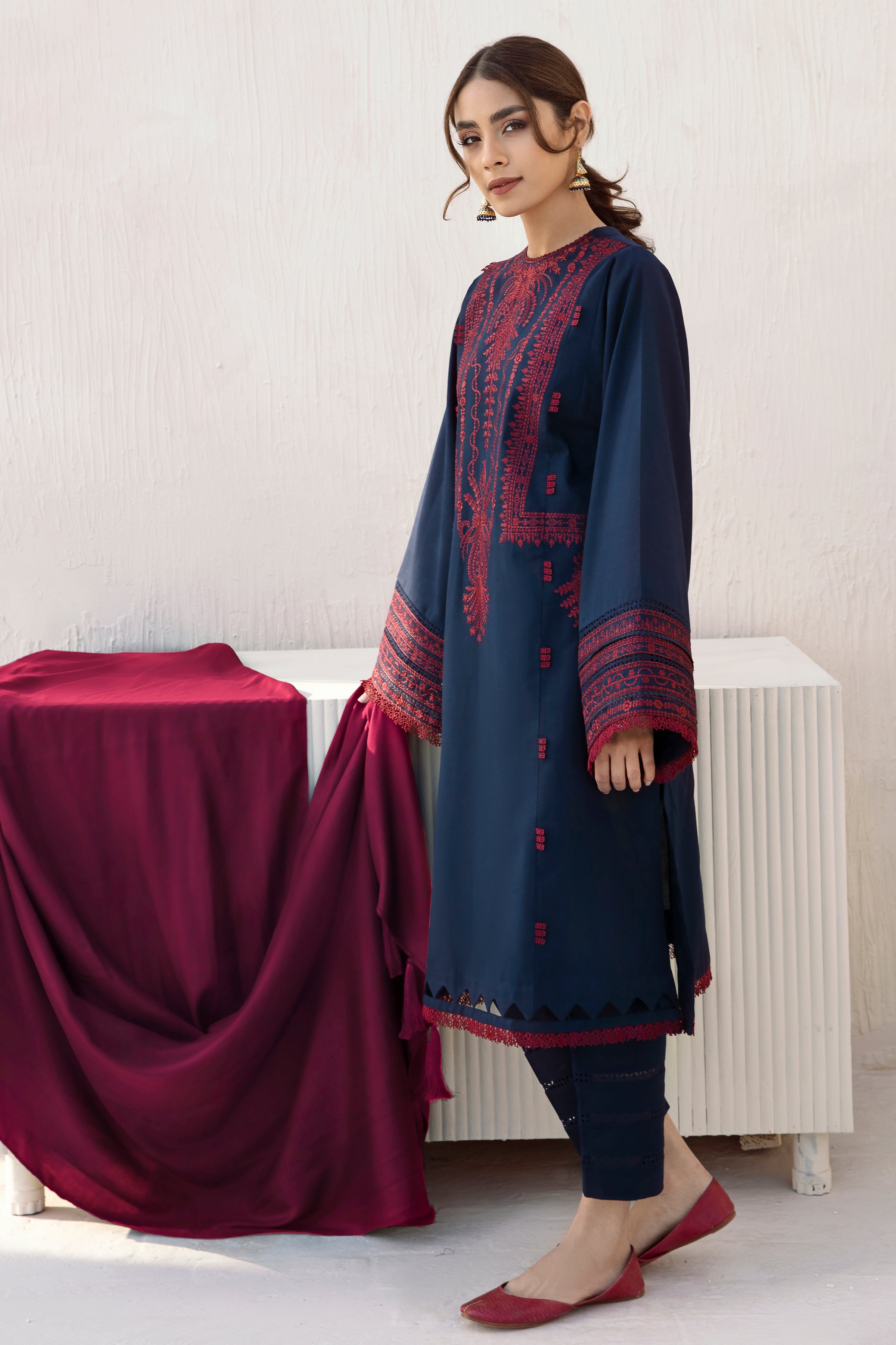 EMBROIDERED LAWN RTW-9174