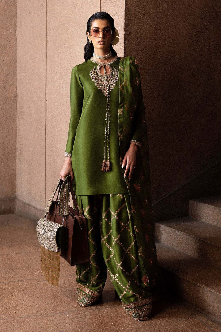 Green Merlot Style — Mairaz Olive Three-Piece Suit