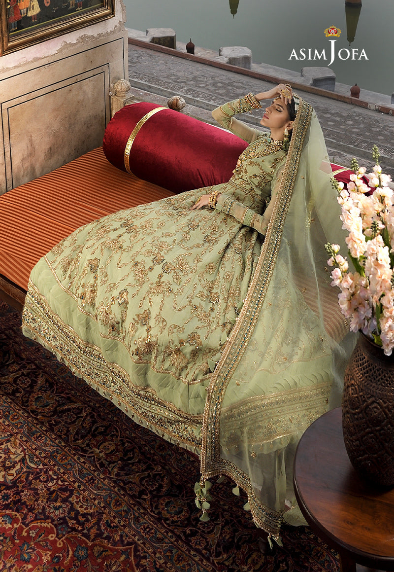 AJR-03 EMBROIDERED ORGANZA 3 PCS