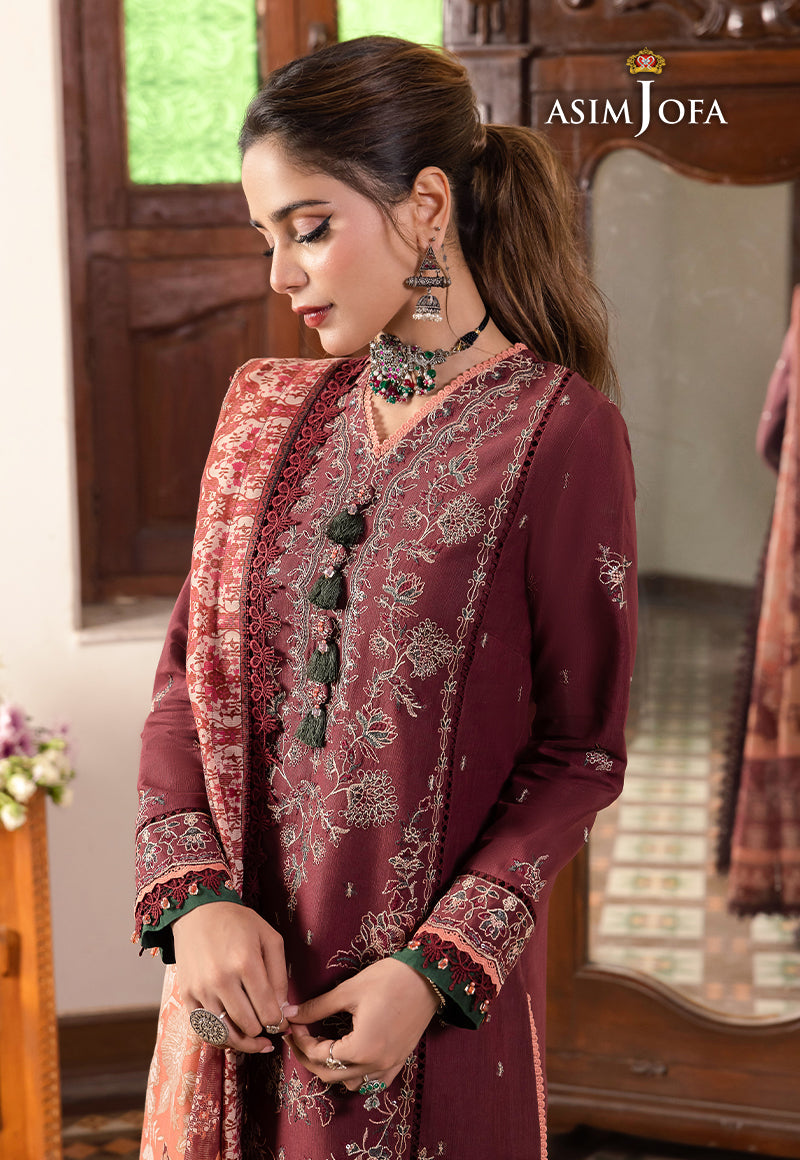 AJRW-34 EMBROIDERED STITCHED 3 PCS