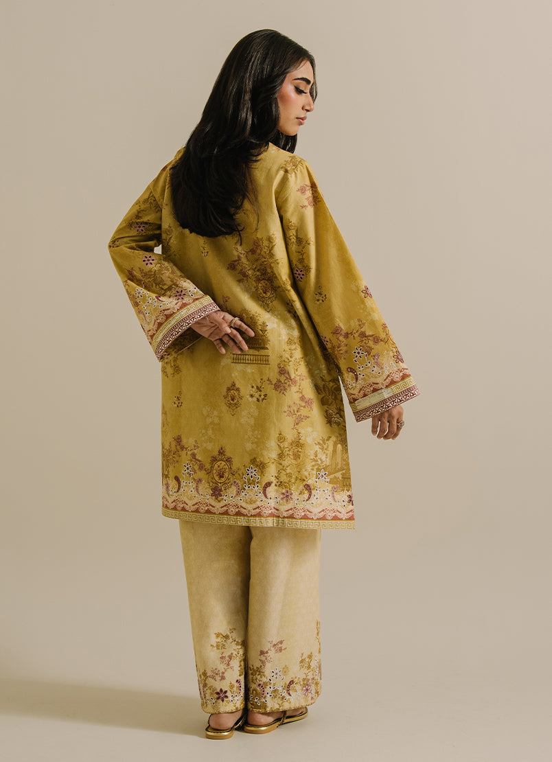 Printed Embroidered CO-ORD Set