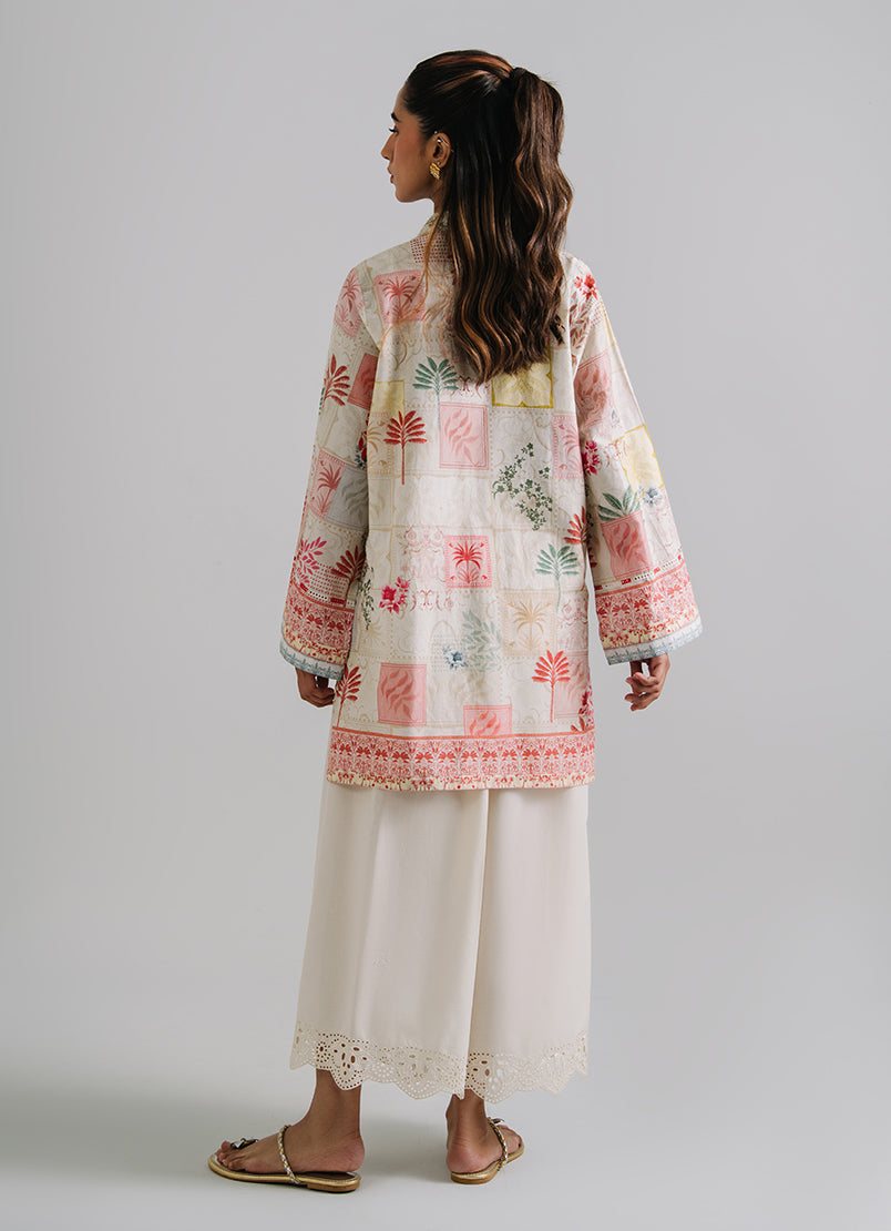 Printed Embroidered Kurta
