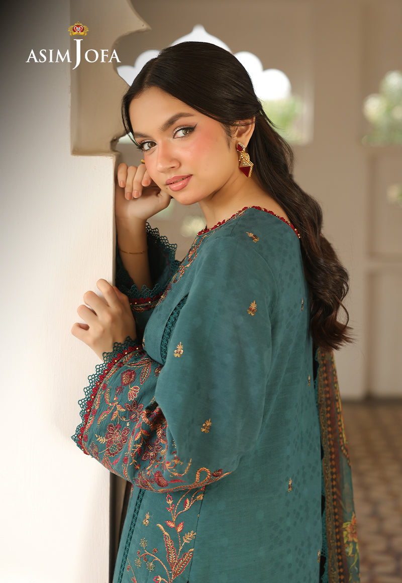 AJUBU-03 Embroidered Jacquard 3 Pcs