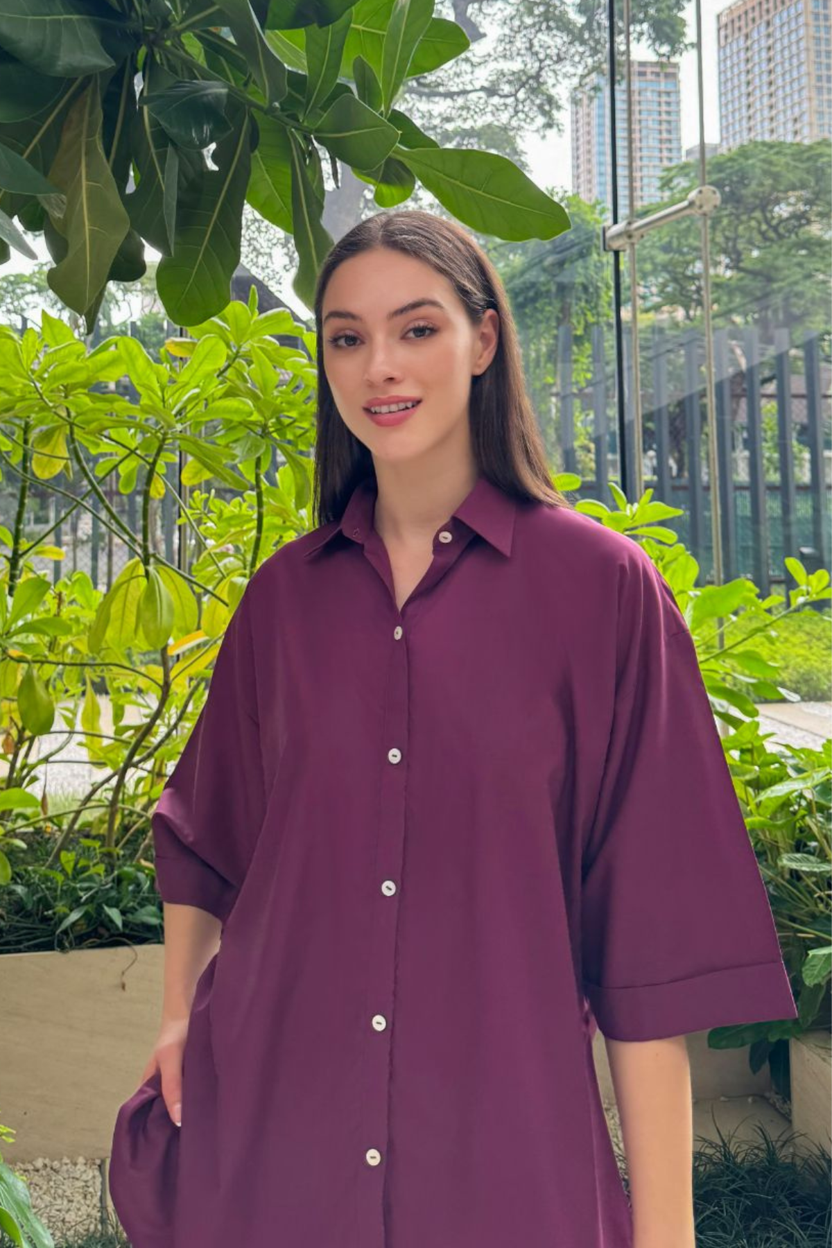 Magenta Saturday - Relaxed Co Ord Set