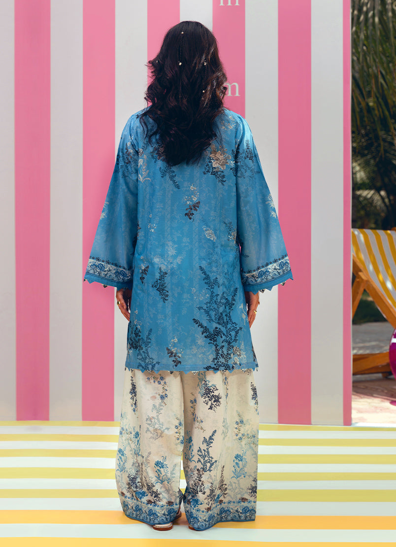 Printed Solid CO-ORD Set