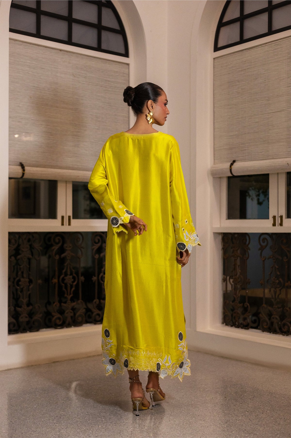 LIME KAFTAN SHIRT