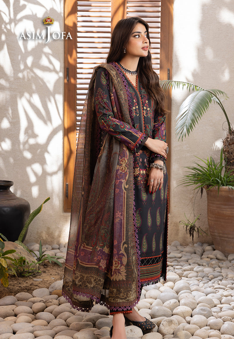 AJRW-27 DESIGNERS STITCHED PREMIUM WINTER COTTON 3 PCS
