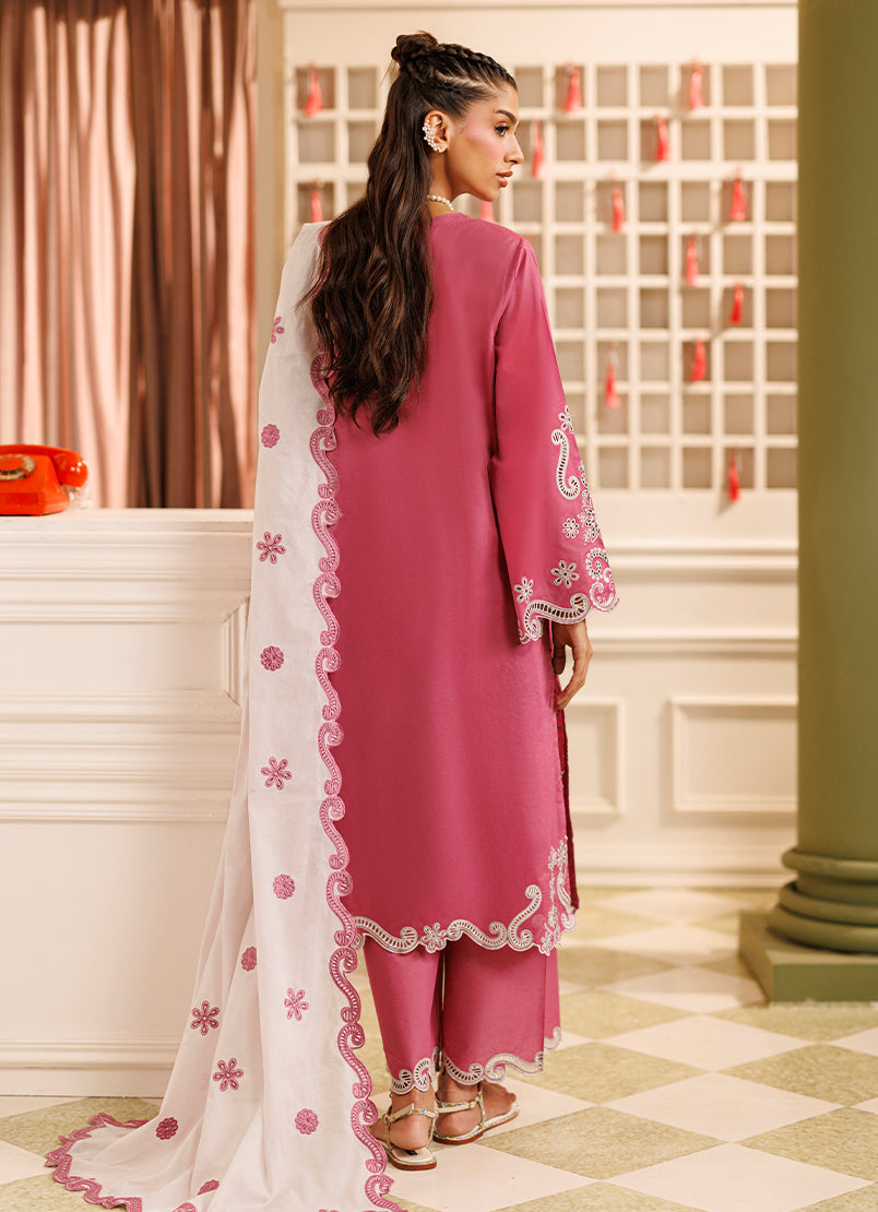 Embroidered 3 PC Suit - 15999401588020
